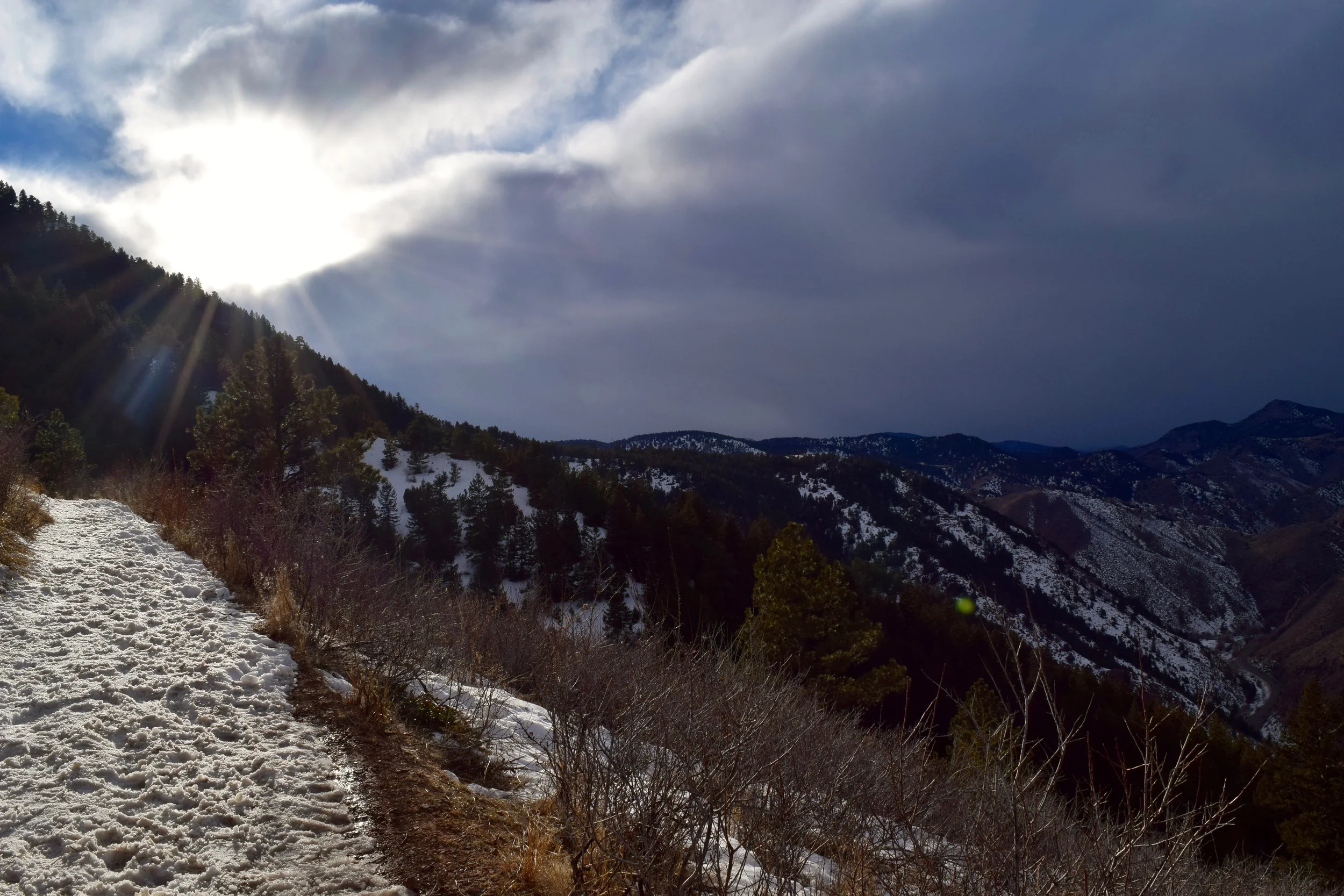 The last we saw of the sun.
