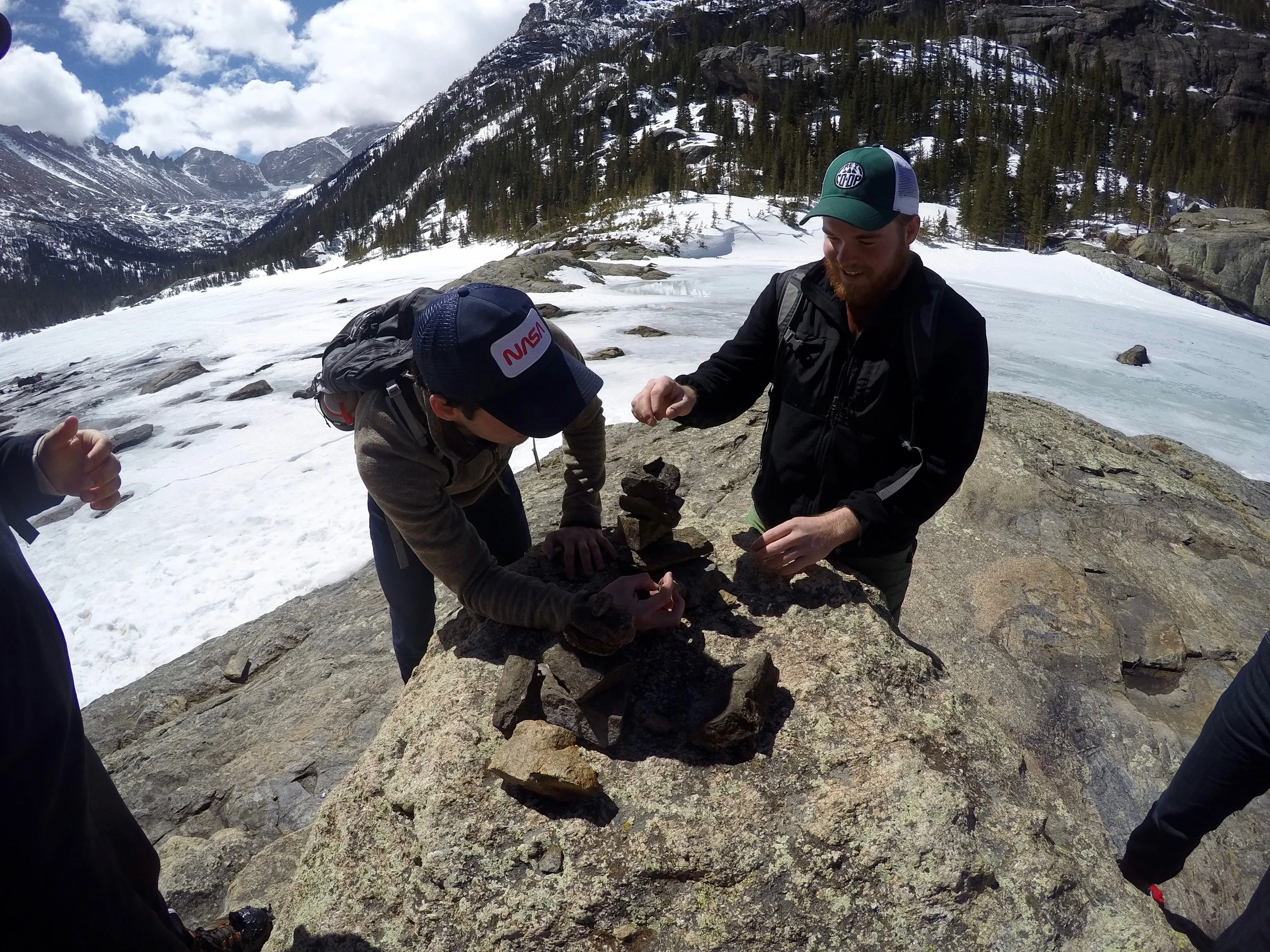 Building a cairn