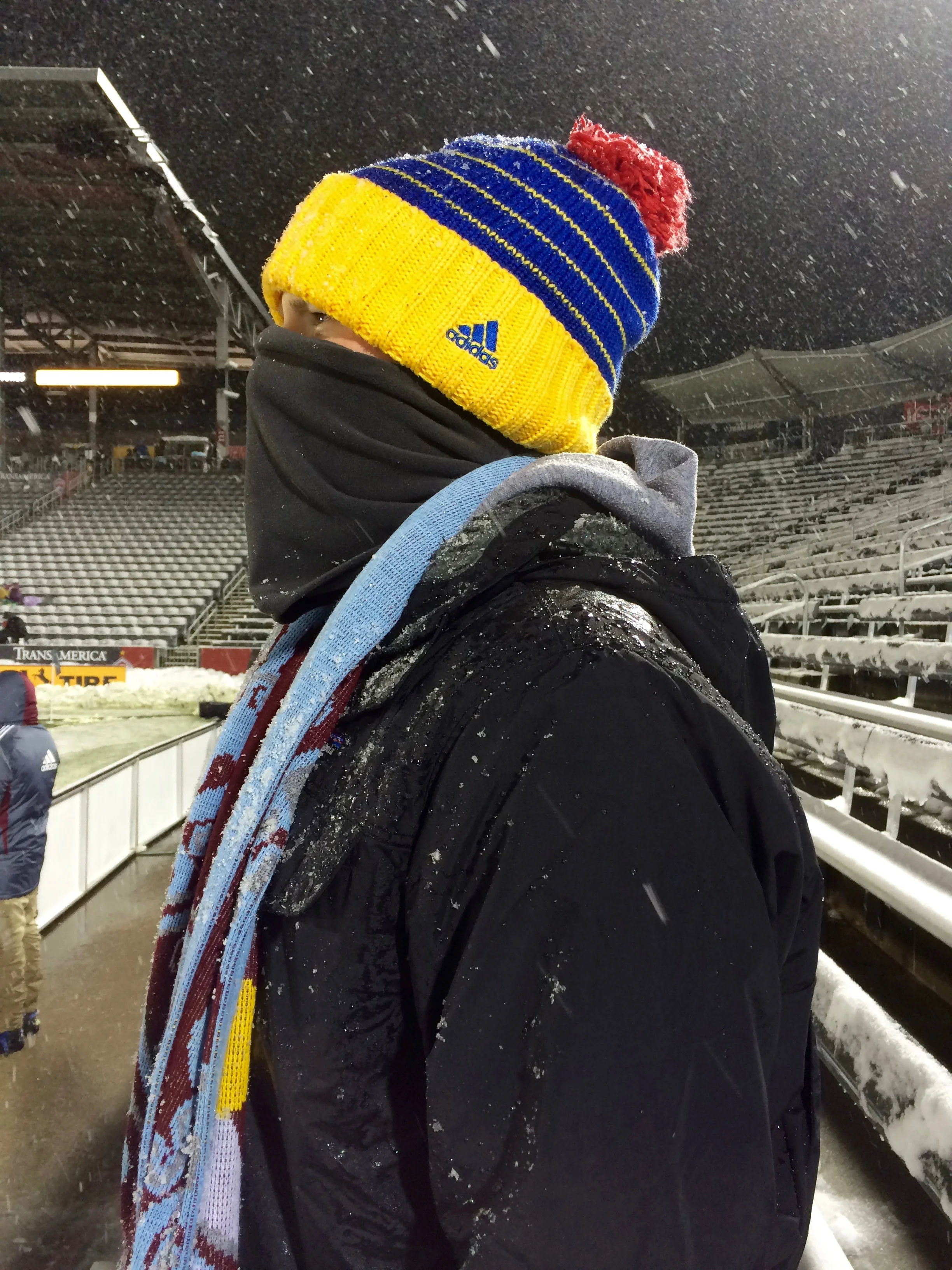 It was cold. Super cold. 
