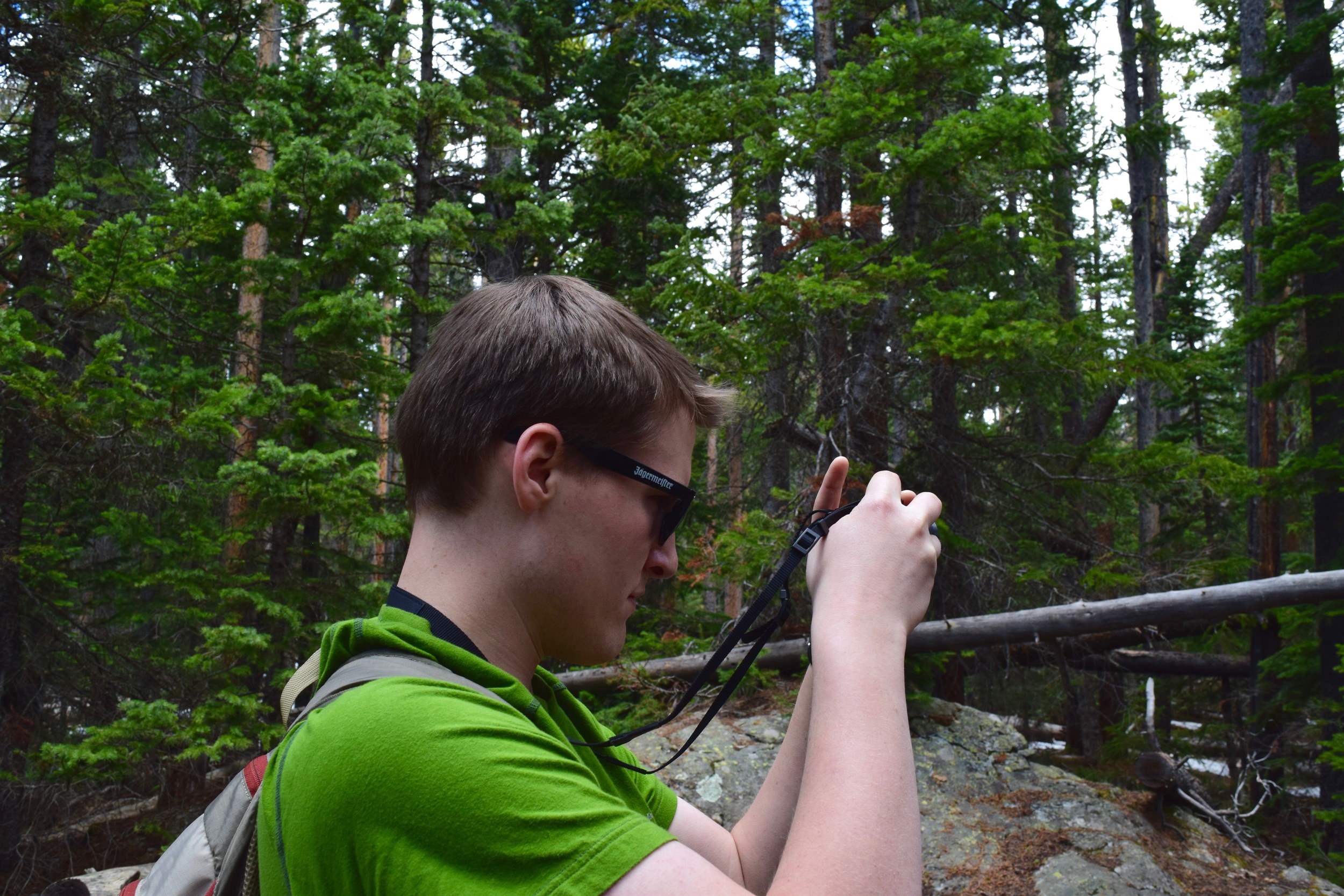 For our anniversary, I got Logan a Nikon J5, a small but mighty mirrorless camera. I'm excited to see the world through his lens and have some candid pictures of me in the wild!