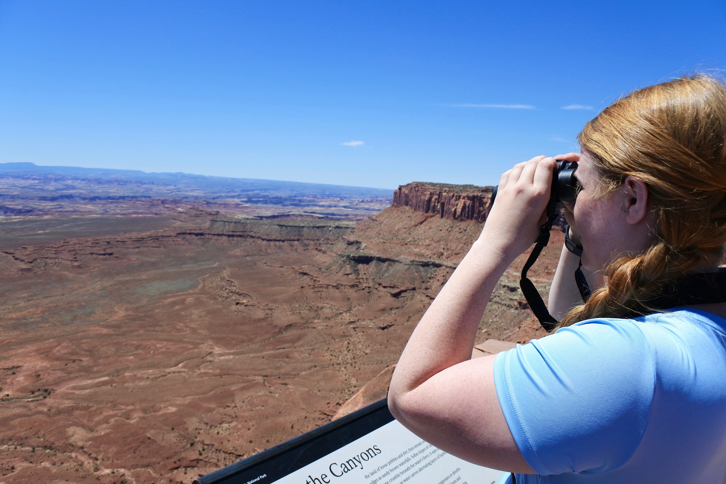 For my birthday, mom and dad got me some AMAZING binoculars - it was awesome to see the canyons up close and in such detail. 