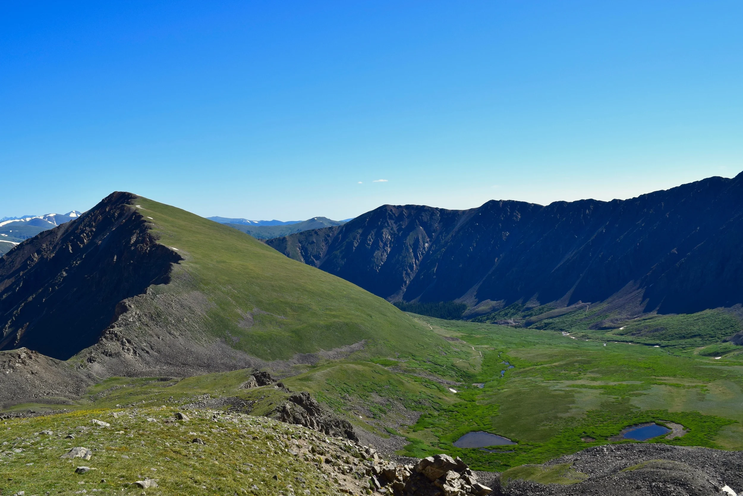 Looking East off of the trail up Grays Peak