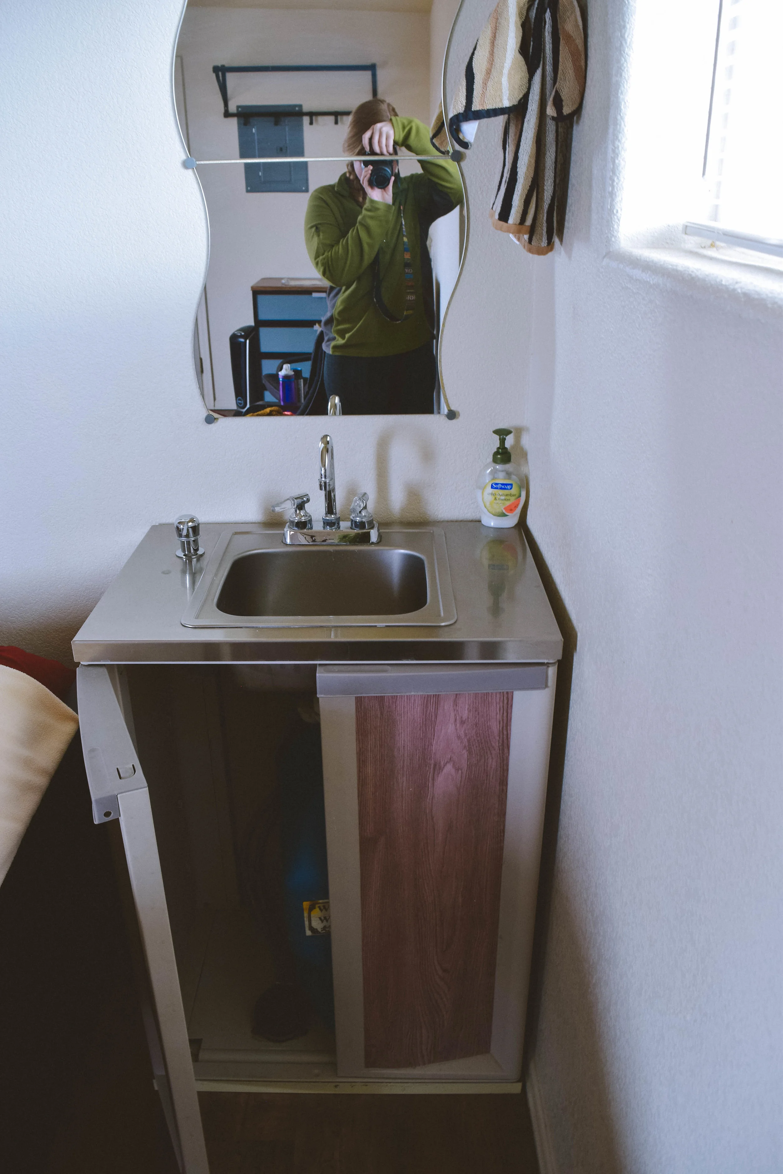 The cutest little foot pump sink!