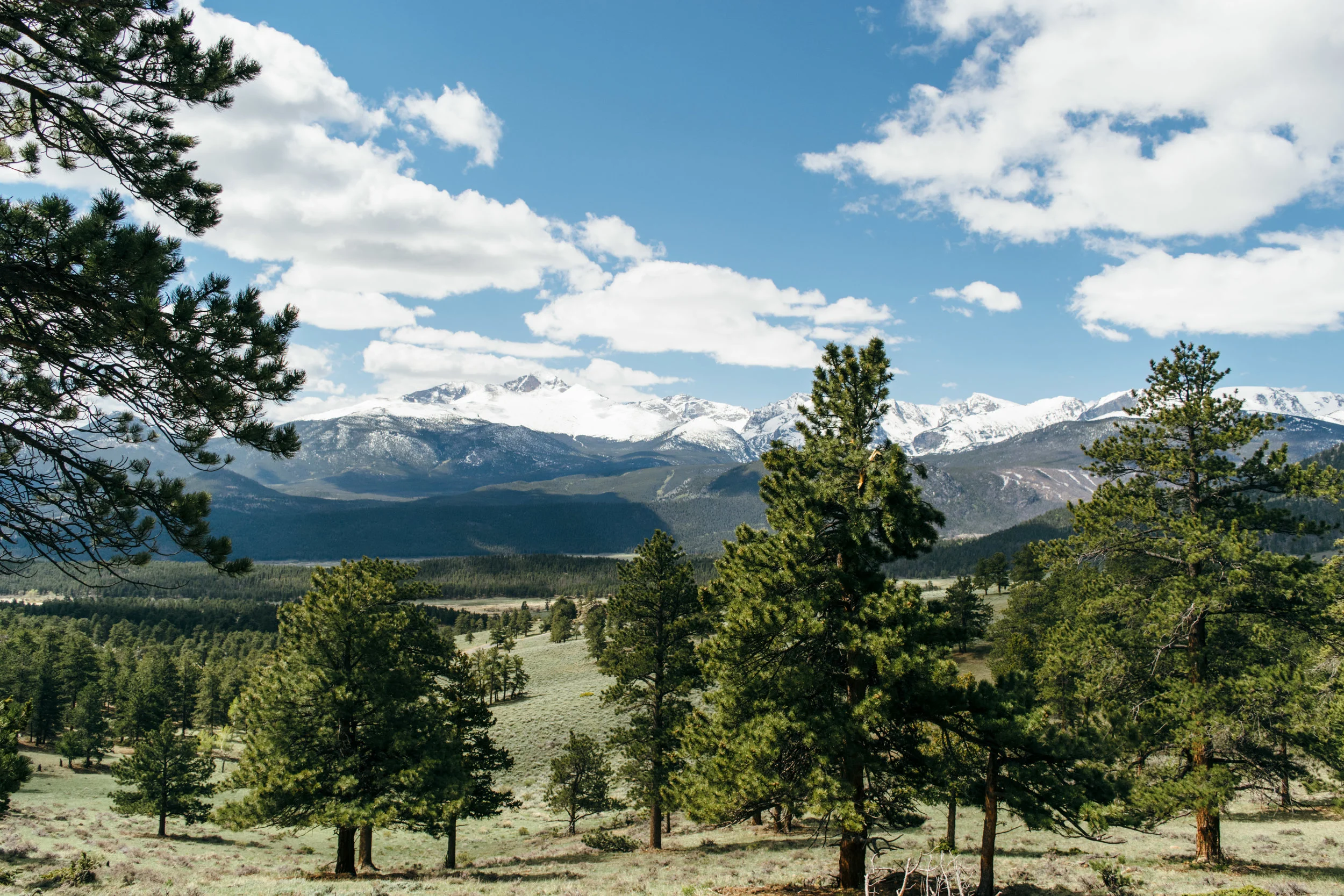 The views looking towards Longs were absolutely incredible the entire way up. 