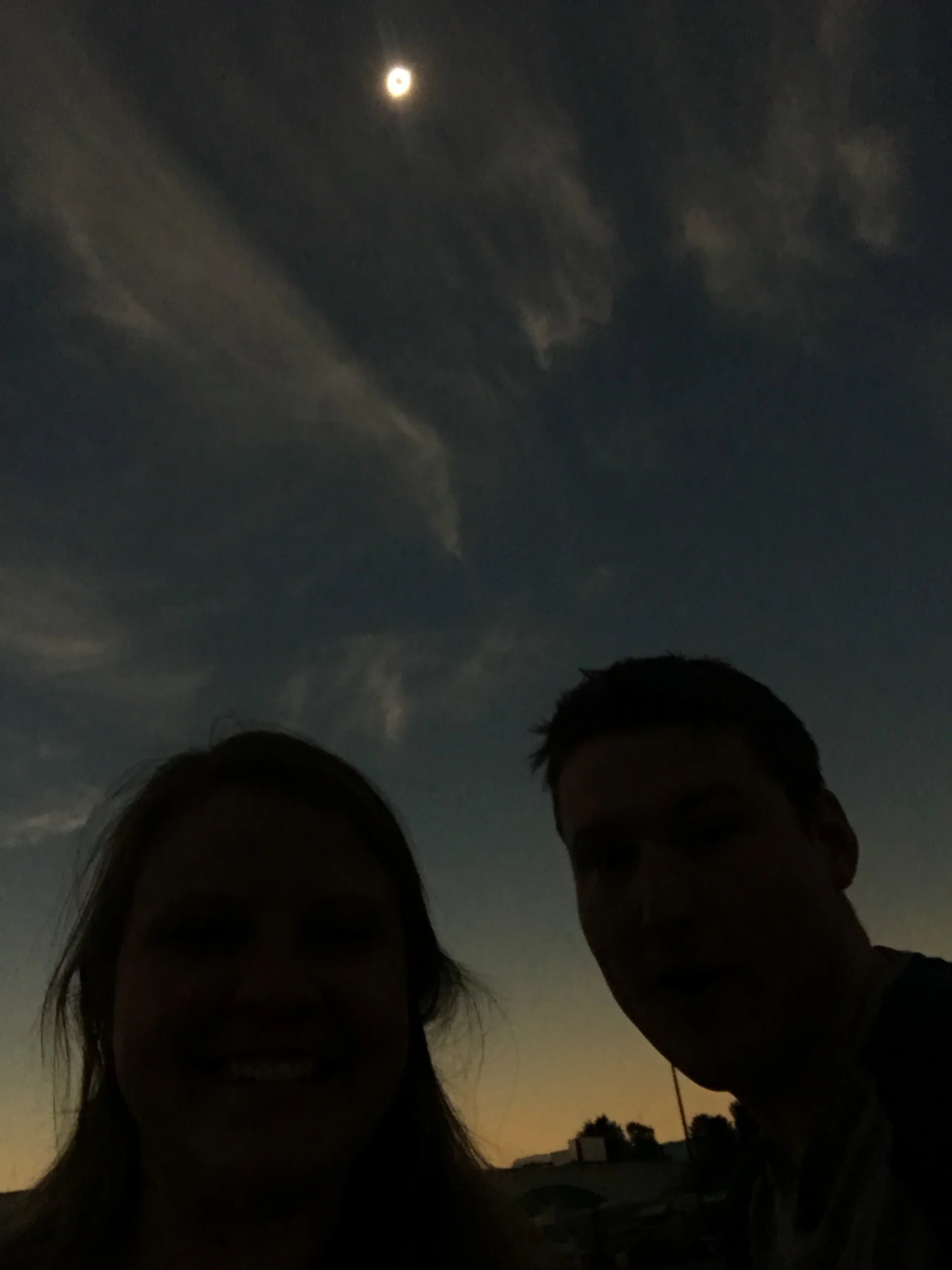 Cell phone pic during totality!