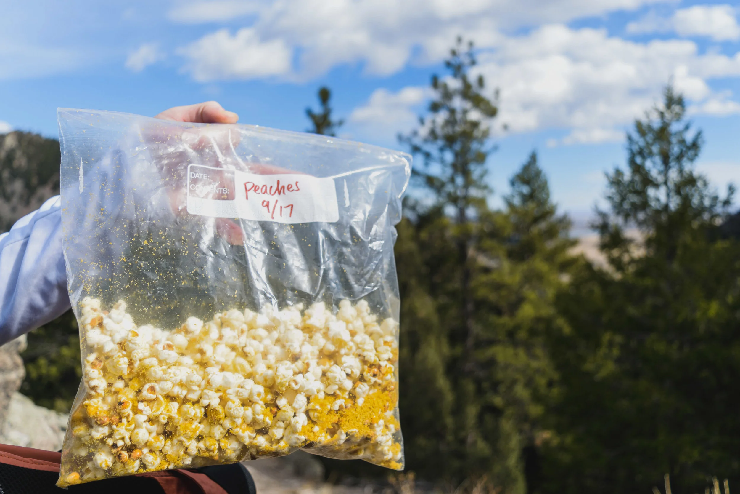 Is there a better hiking snack than popcorn?