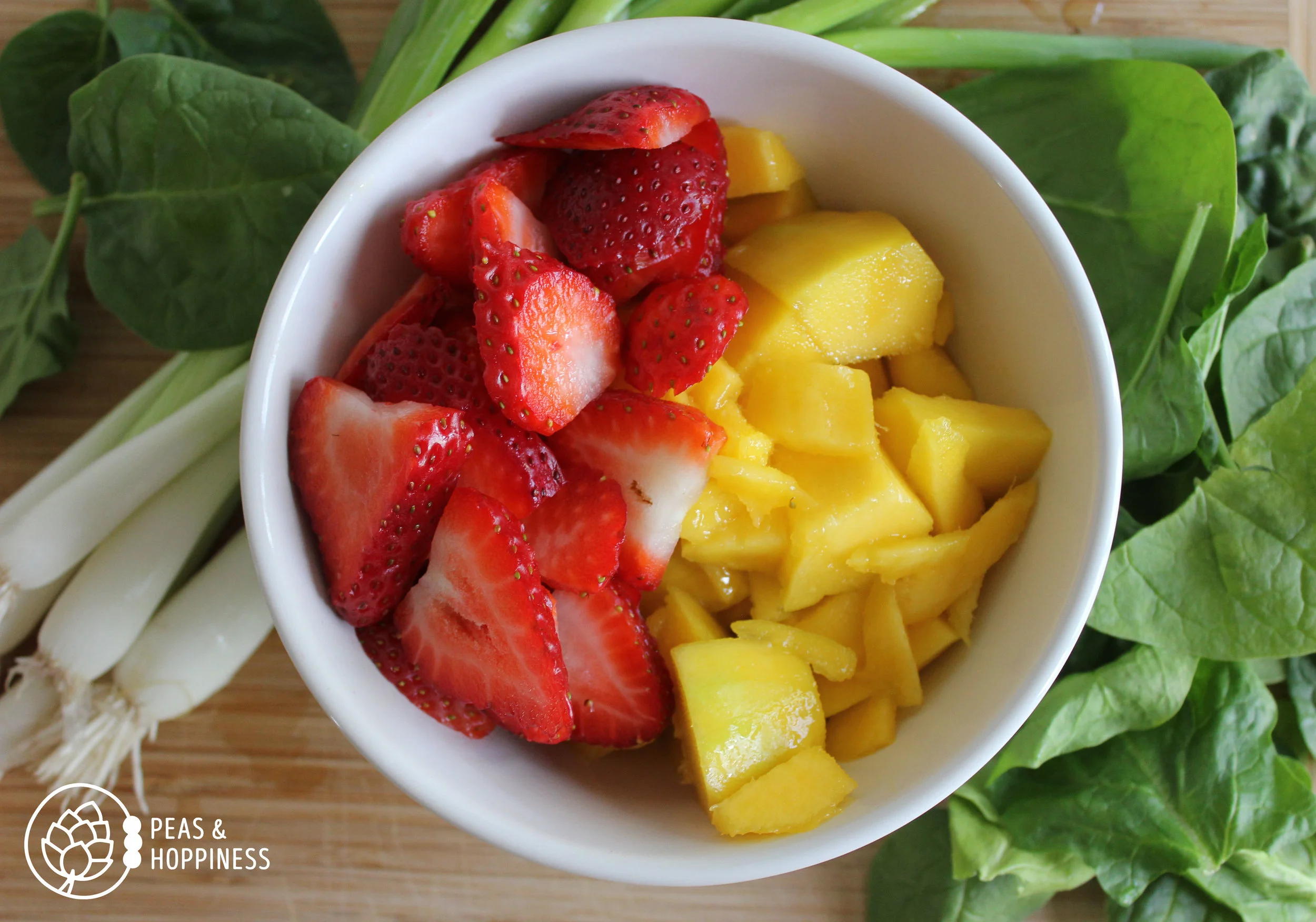 Strawberry Mango Spinach Salad Recipe — Peas & Hoppiness by Ann Kent
