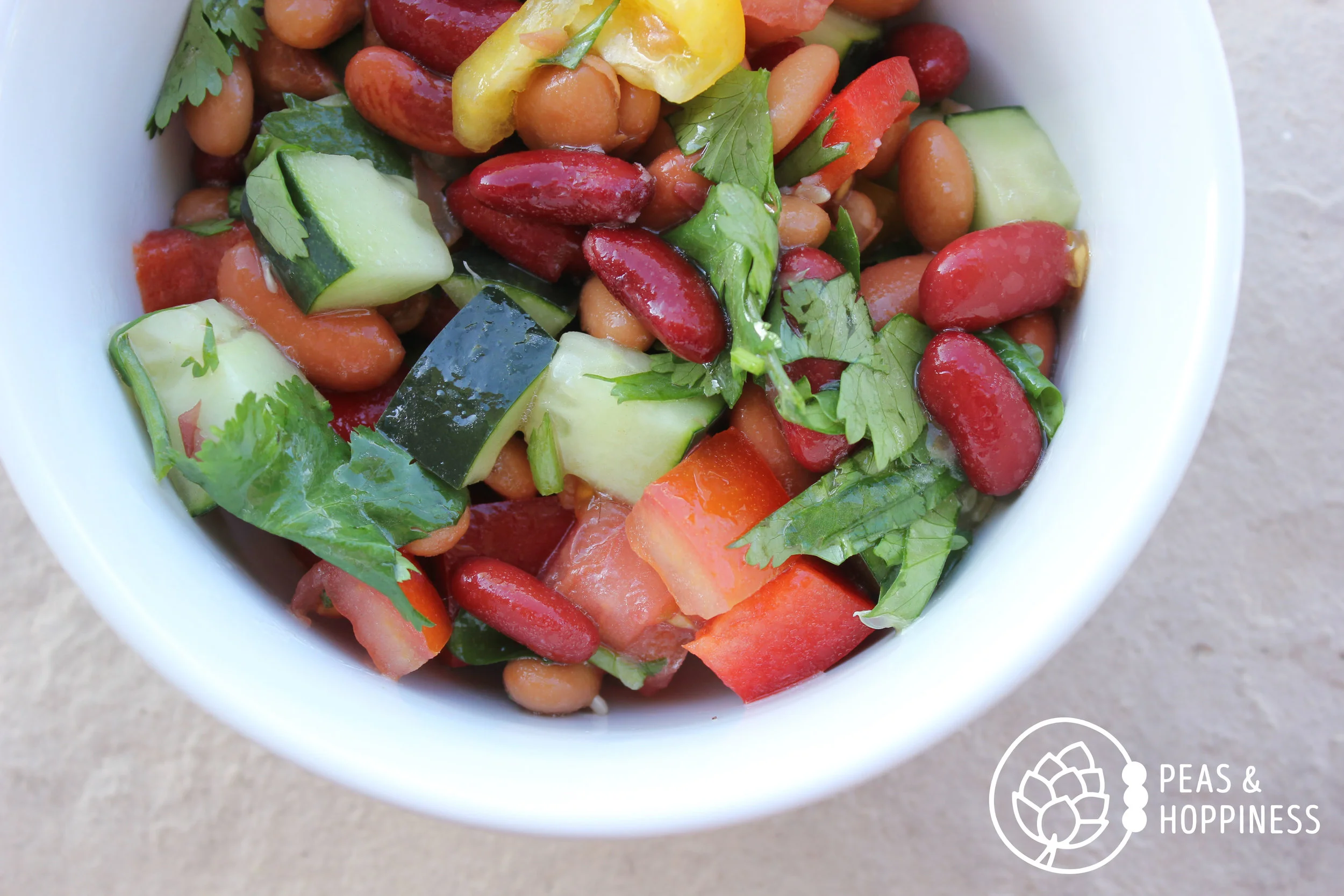 Three Bean Mexican Salad — Peas & Hoppiness by Ann Kent