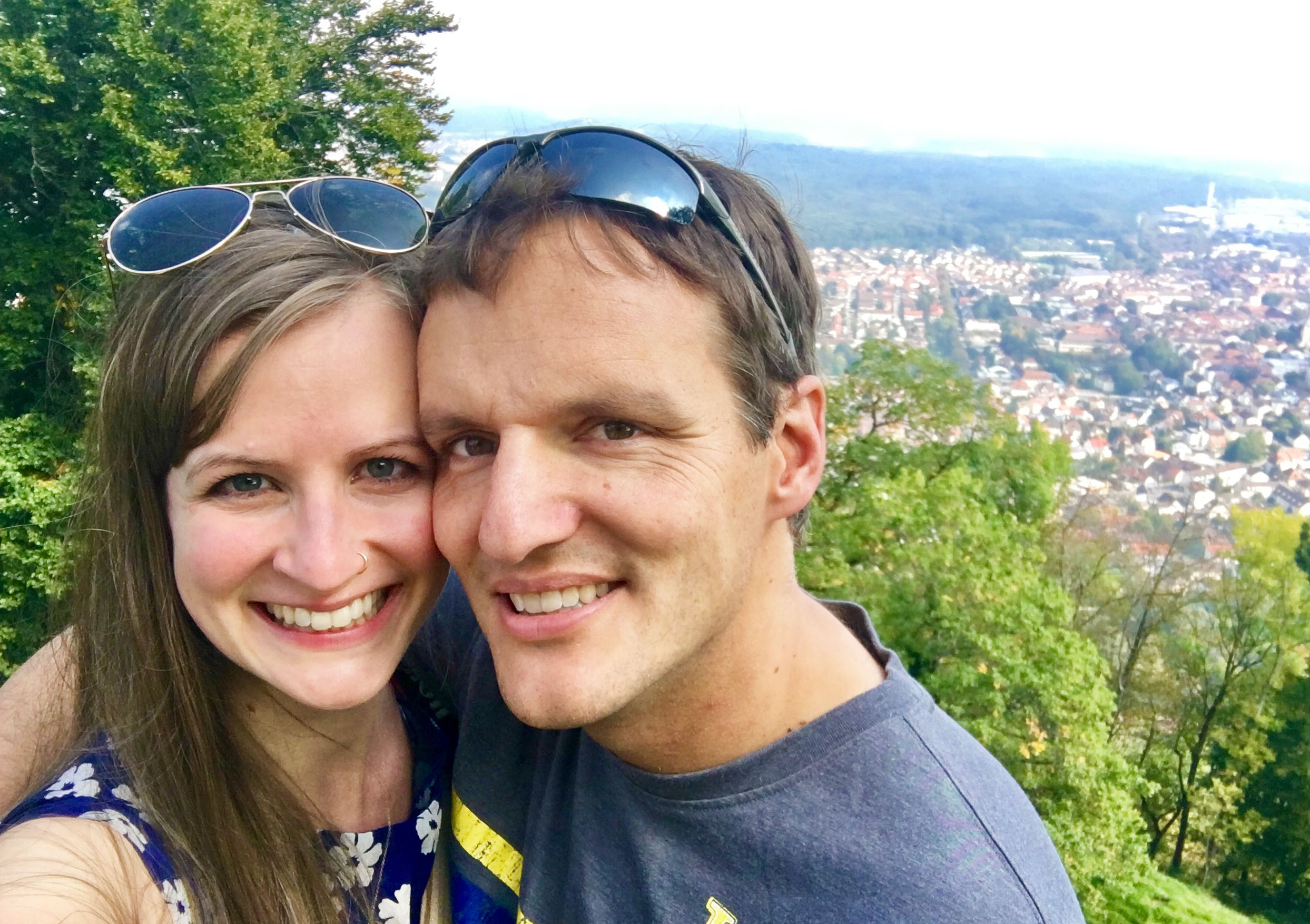 View of Singen, Germany, September 2017