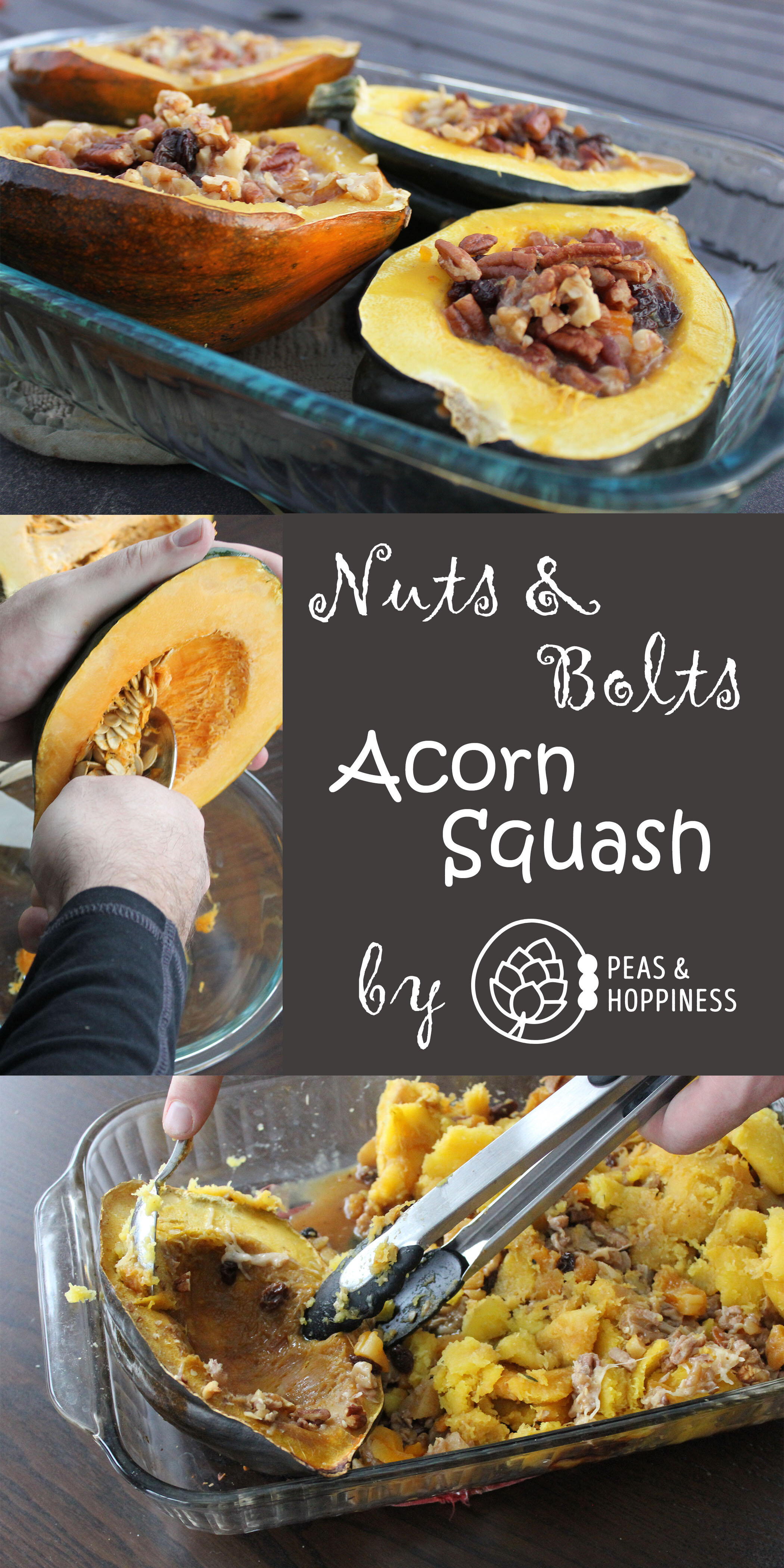 Easy Recipe for Sweet Acorn Squash Stuffed with Dried Fruit & Nuts ...
