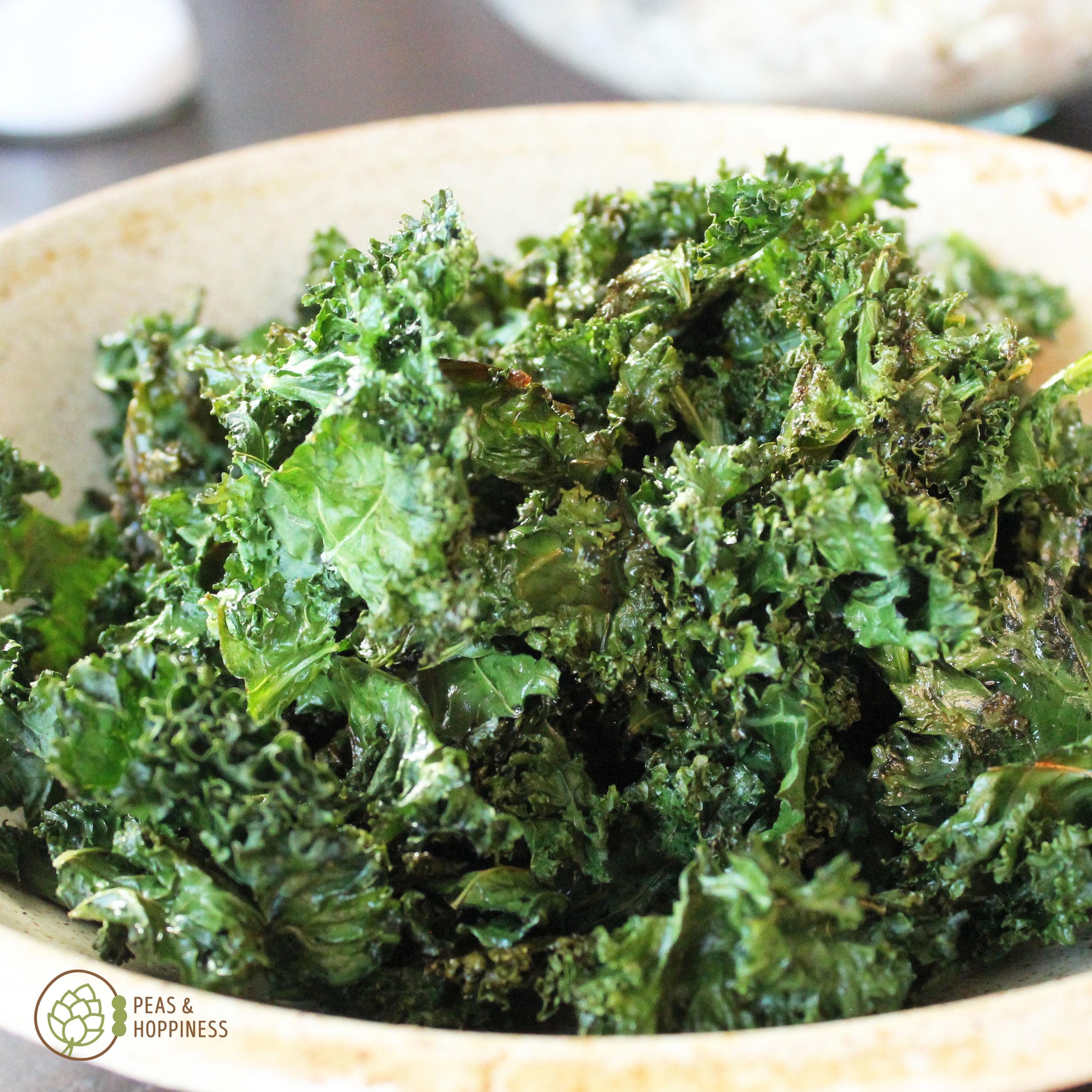 Easy Recipe for Crispy OvenBaked Kale Chips — Peas & Hoppiness by Ann Kent