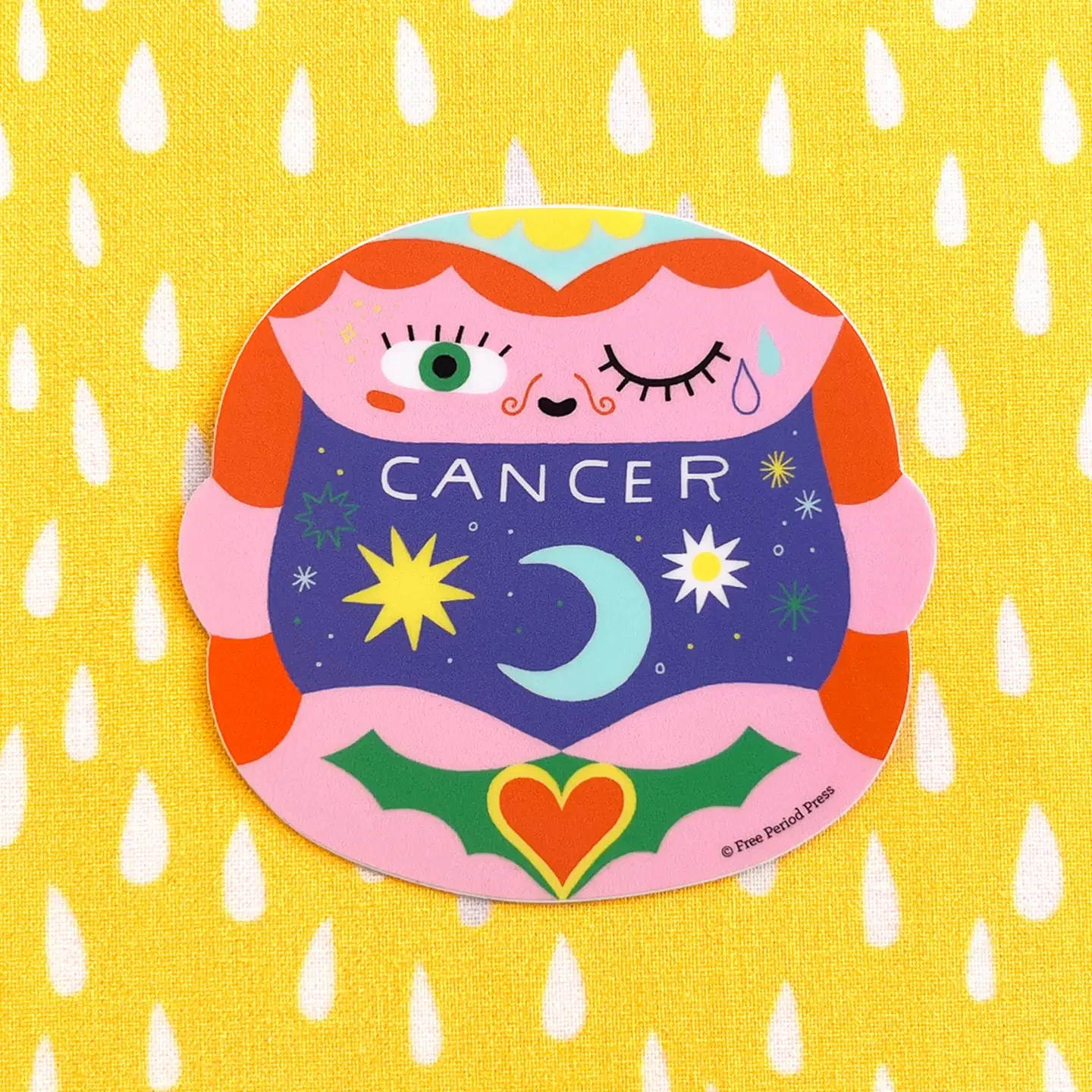 Cancer Zodiac Vinyl Decal Sticker