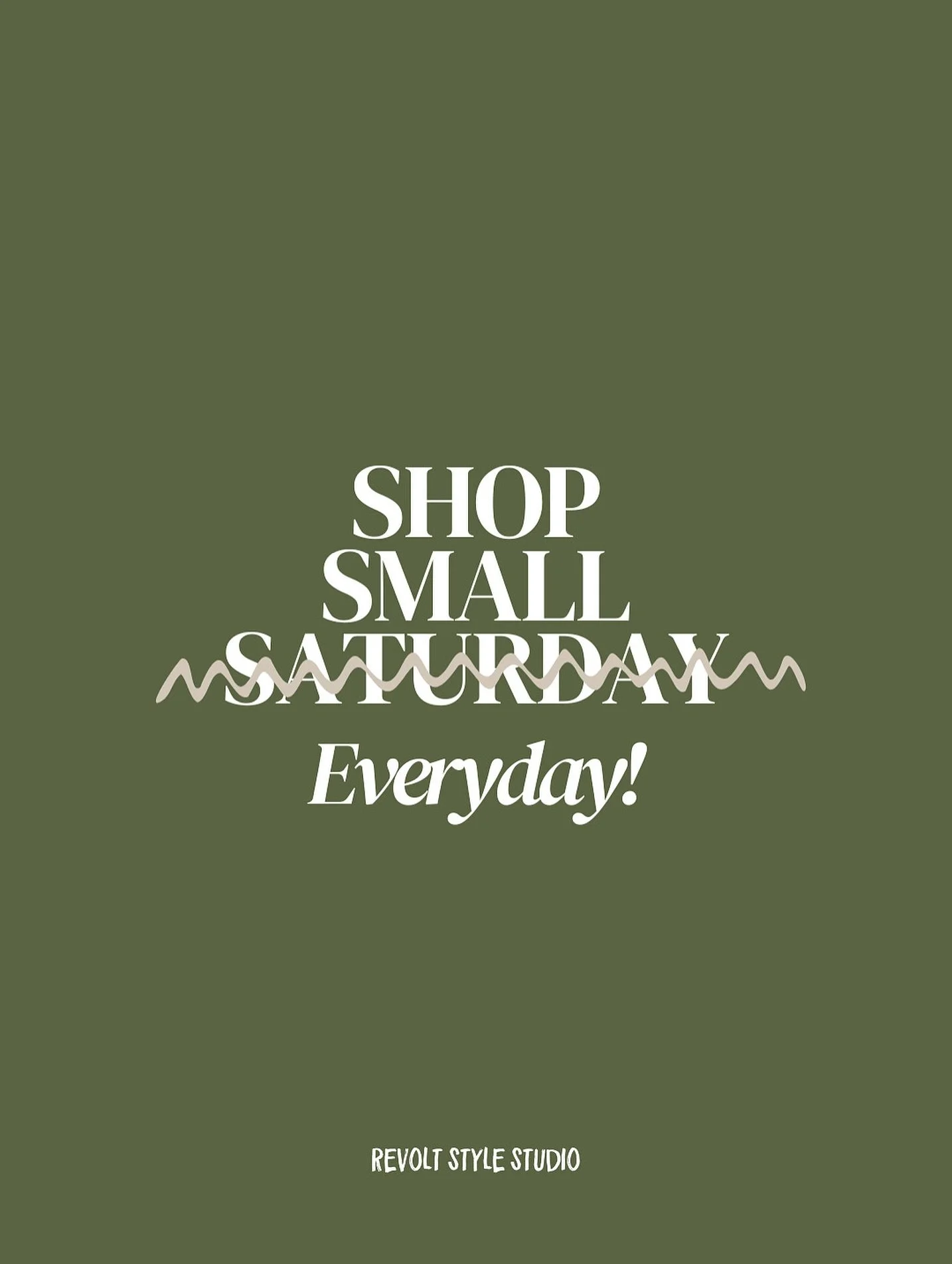 Yes, Small Business Saturday is one of our best and busiest days of the year, but it&rsquo;s not the only amazing day to be a small business. To all the new faces we met this weekend, we wanna let you know that our small but mighty shop is here all y