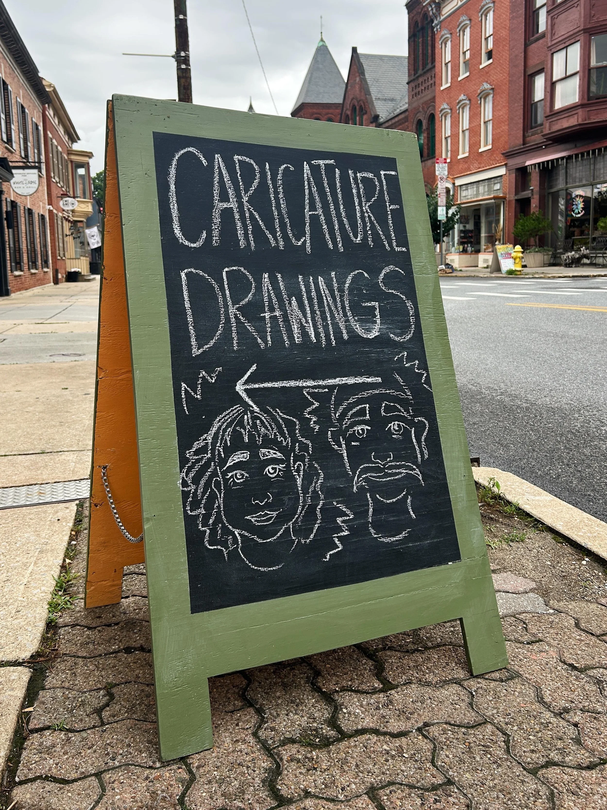 Stop by today! 🎨
@ramshackle_vintage is here until 2 doing the cutest caricature drawings.
✨$10 for a single portrait
✨$15 for a couple
Come shop, hang out, and leave with a handmade drawing!