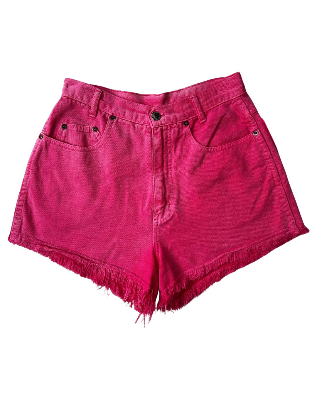 Vintage Pink Denim Shorts, XS
