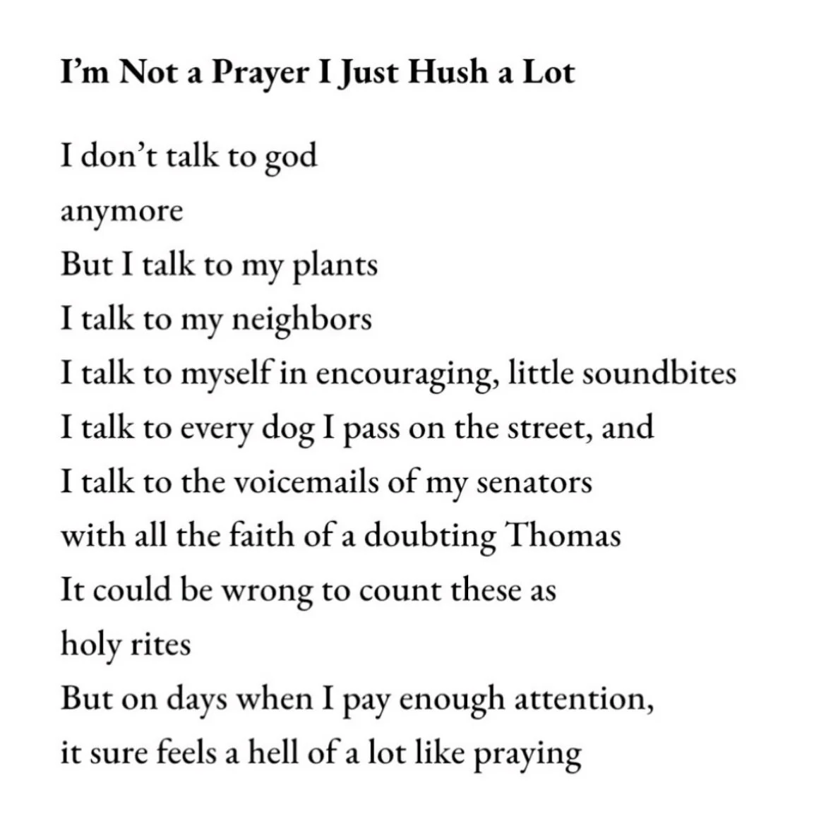 🙏: @maryoliversdrunkcousin