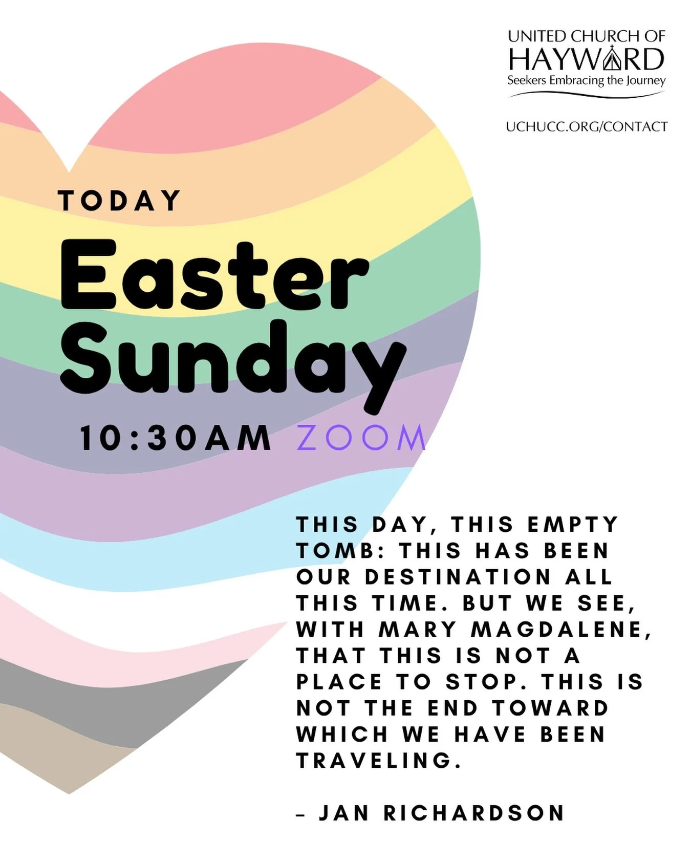 Alleluia! The future is possible. Christ is Risen!

The tomb is empty.
Not because the story is over&hellip;
but because something new is beginning.

Today we follow Mary Magdalene and the women to the place they thought was the end&mdash;only to dis