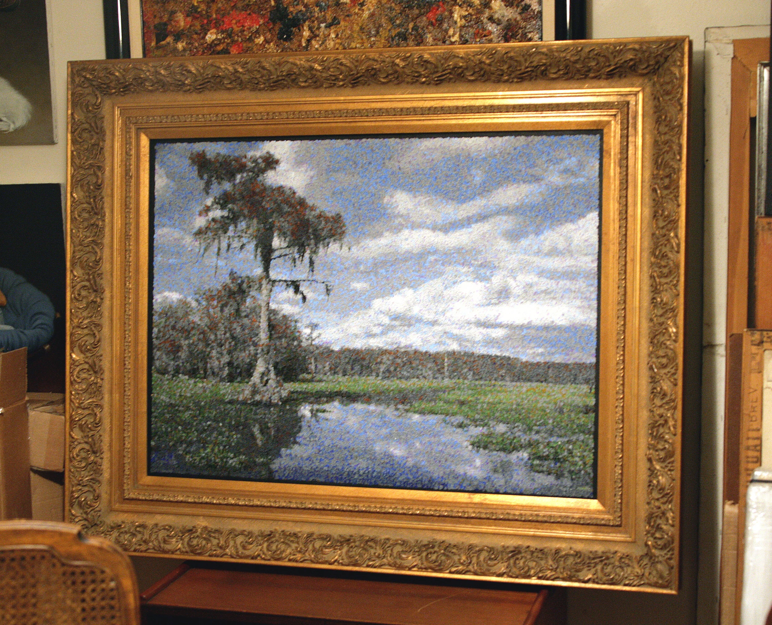 The First Matured Caddo Painting Framed.jpg