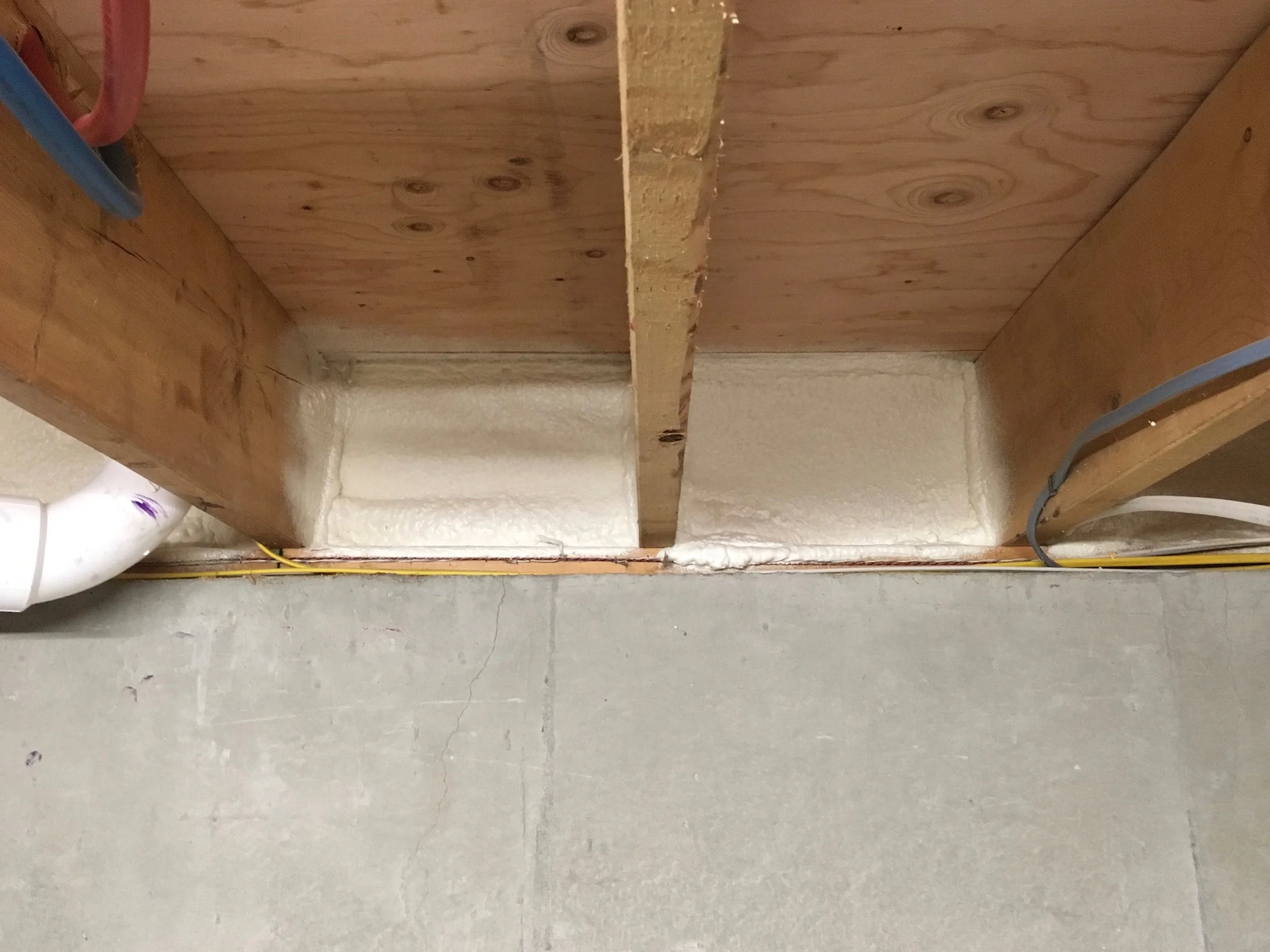 Rim joist insulation