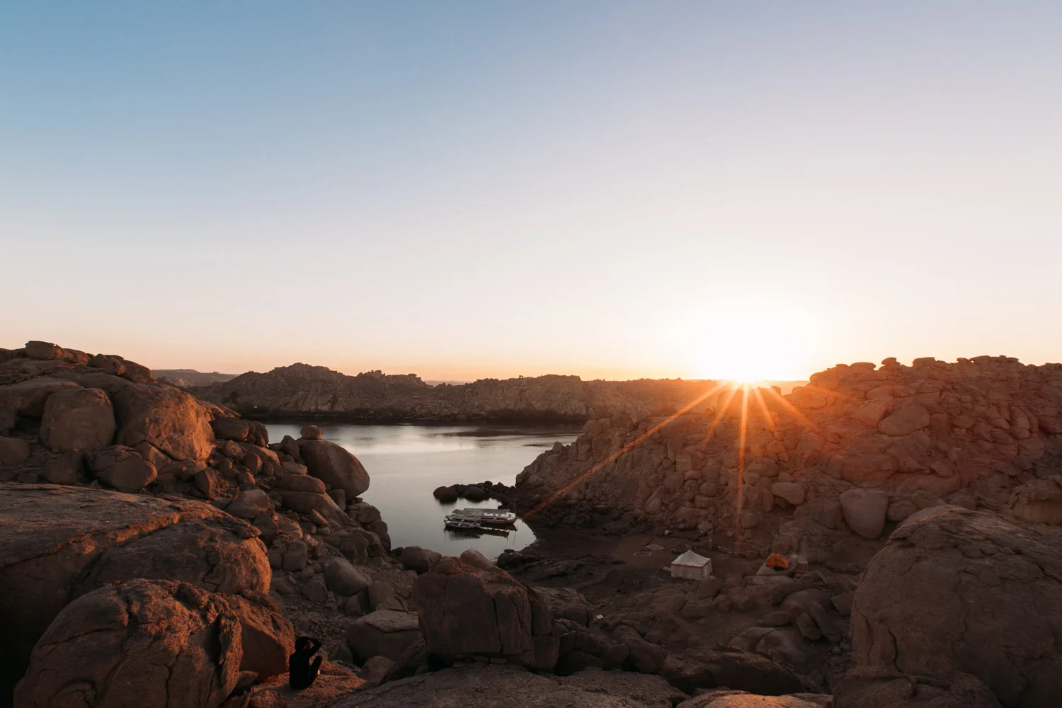 Sunrise expedition with Mohammed.