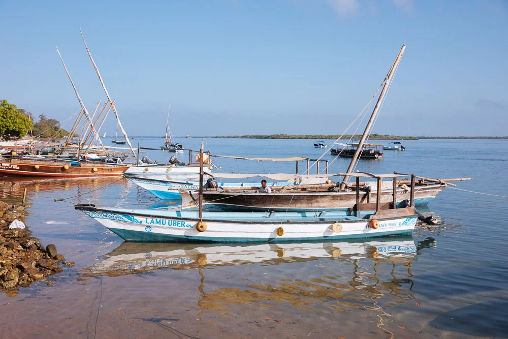 The mood in the morning was so serene, but also Lamu uber!