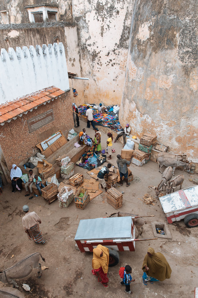 Market scene.