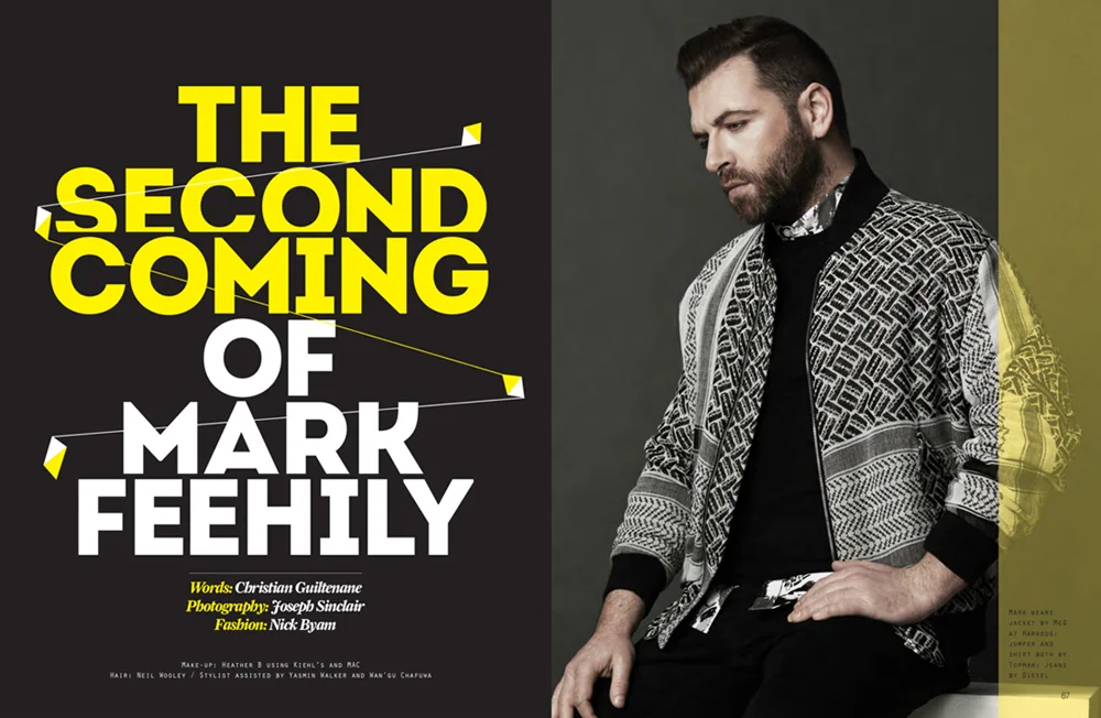MARKUS FEEHILY - ATTITUDE MAGAZINE