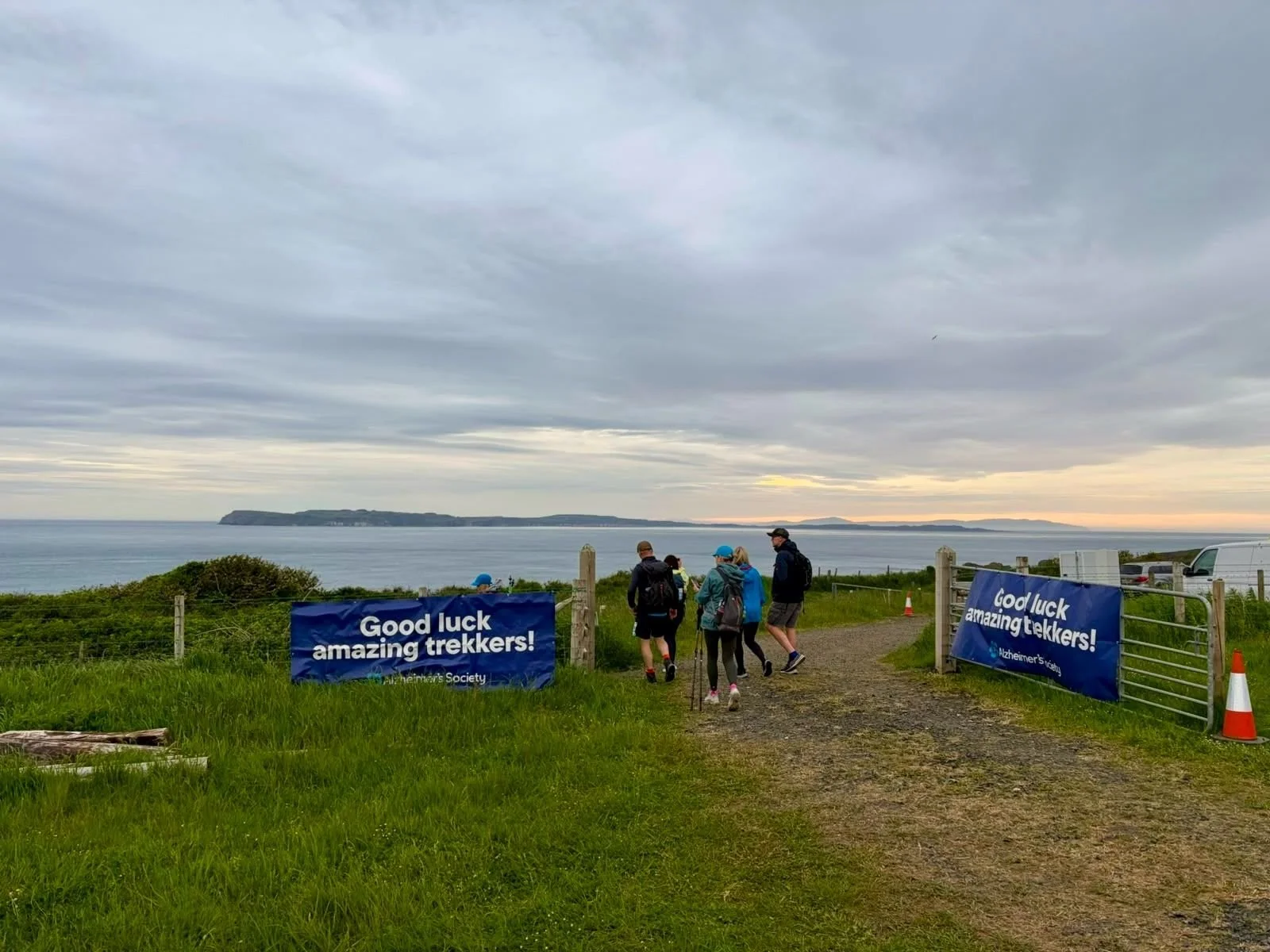 Trekking the Giant's Causeway for the Alzheimer's Society