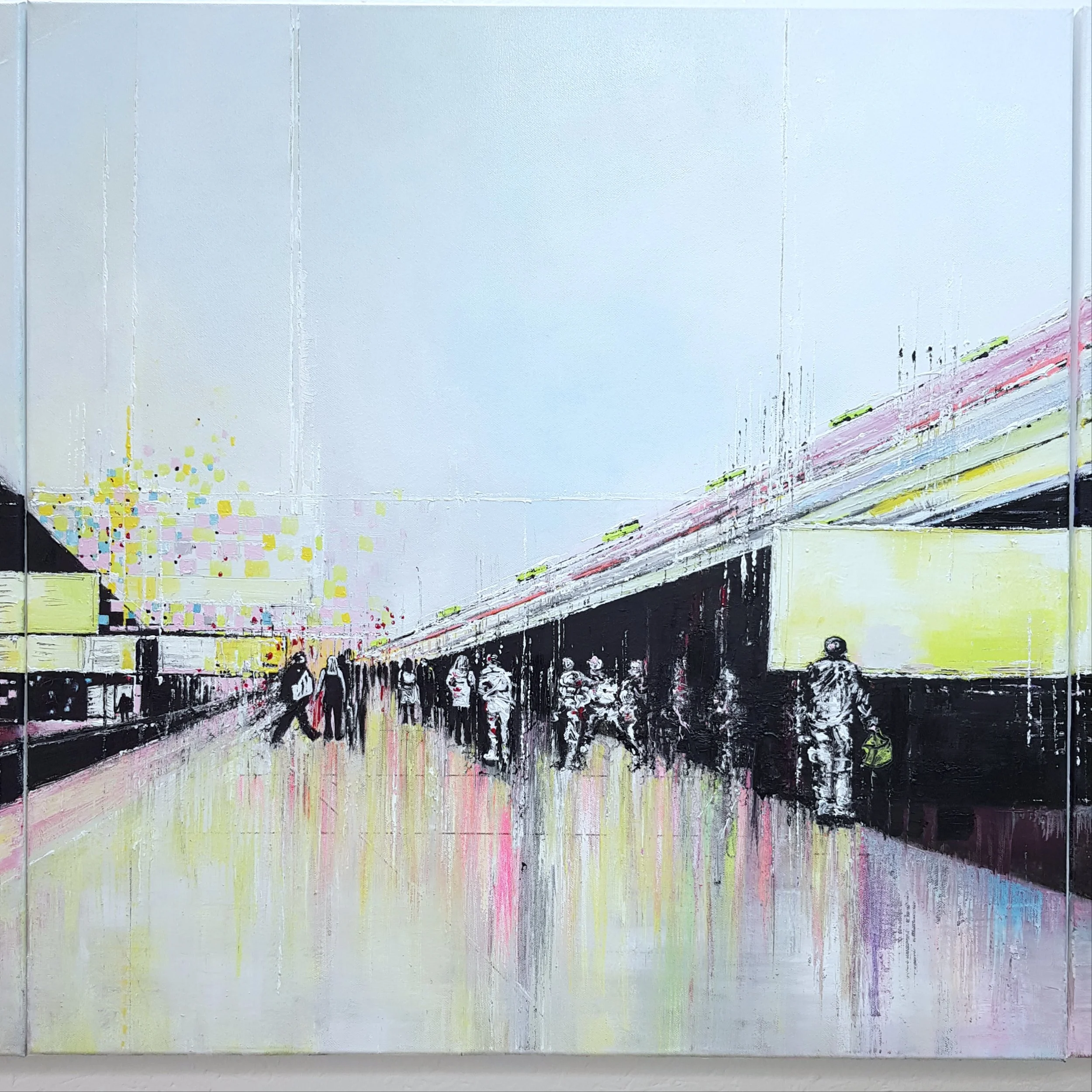 Station, 2025, Oil on canvas, 70 x 70 cm x 3, Jackie Raybone (2 of 3 in triptych).jpg