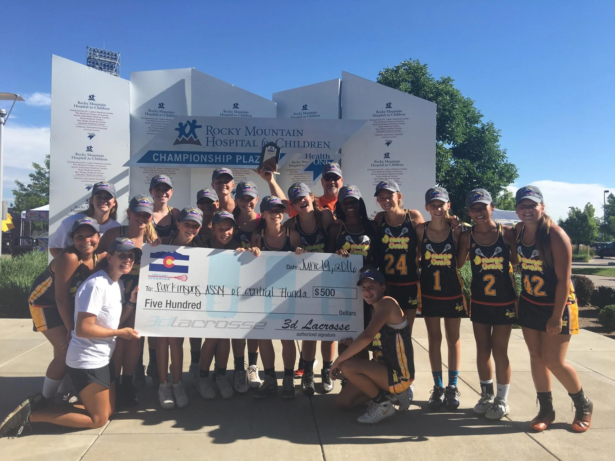 Girl’s Lacrosse Team Donates $500