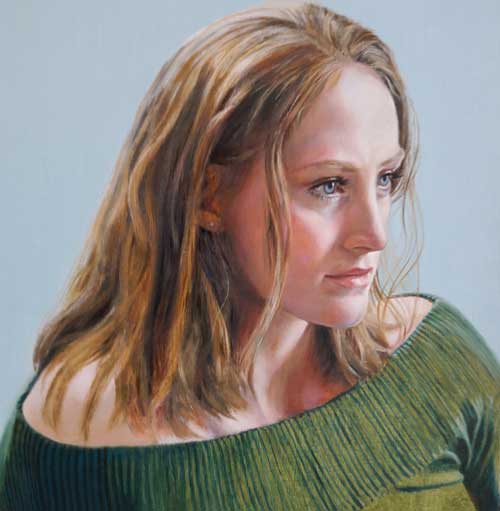 Sally Taylor ‘Eve’, oil on board