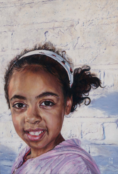 Sally Taylor ‘Ruby’, oil on board