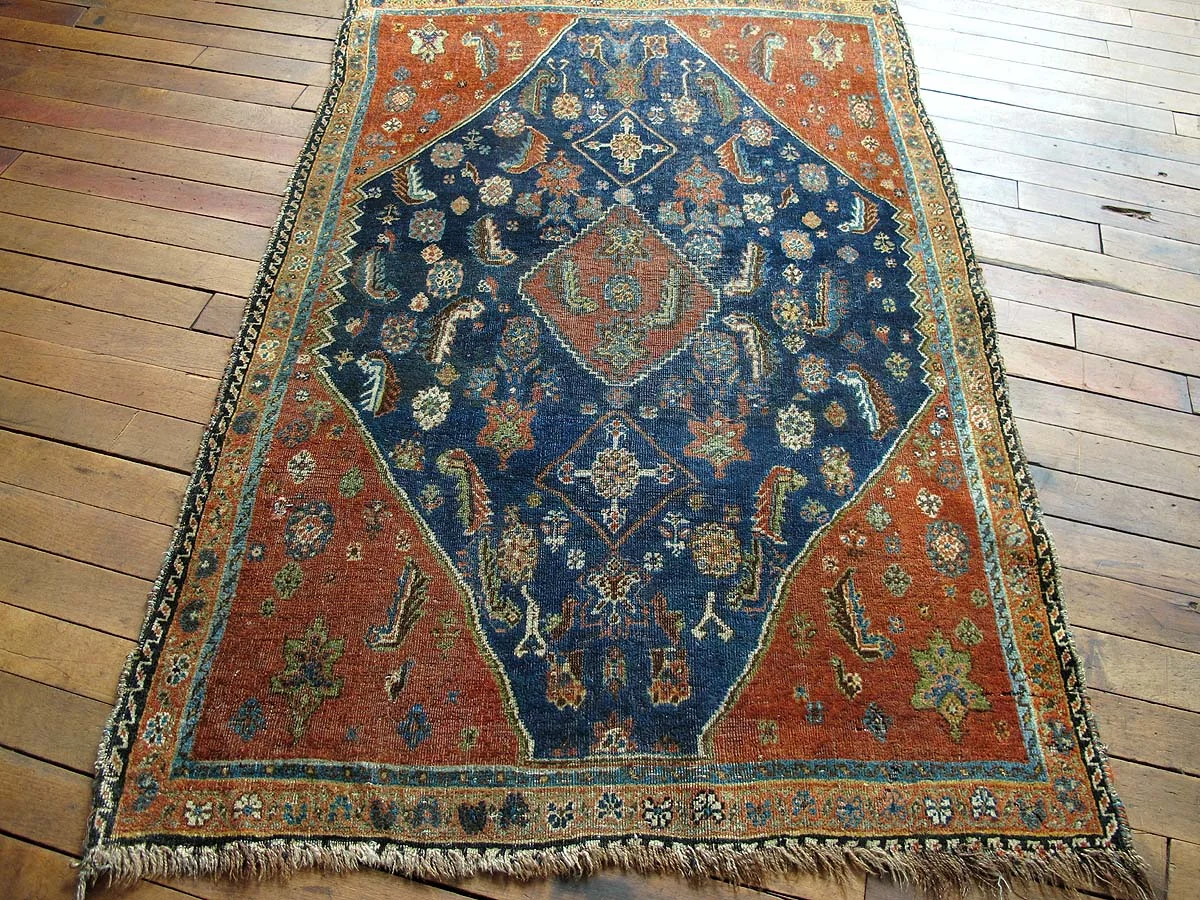 Persian Qashghai Rug 2'9"x4'3"