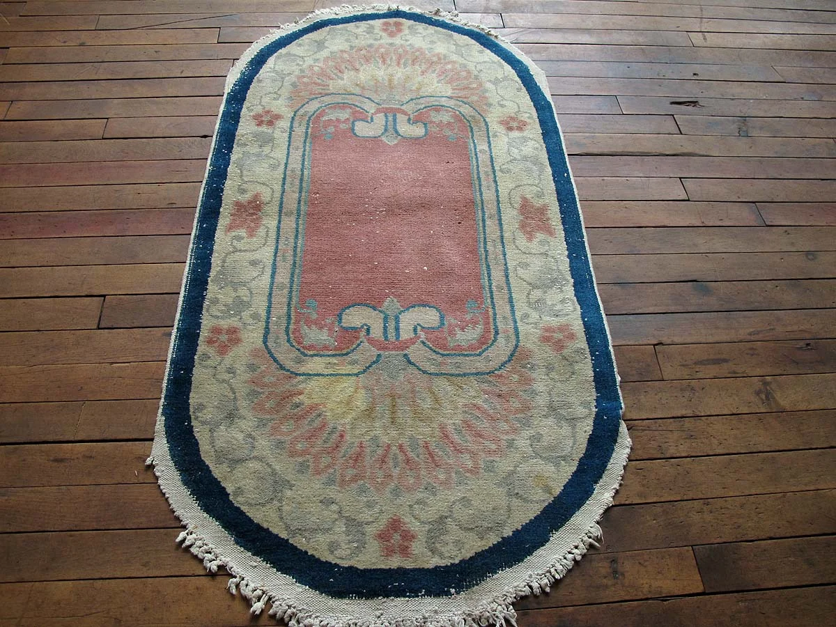 Chinese Art Deco Rug 2'1"x4'0"
