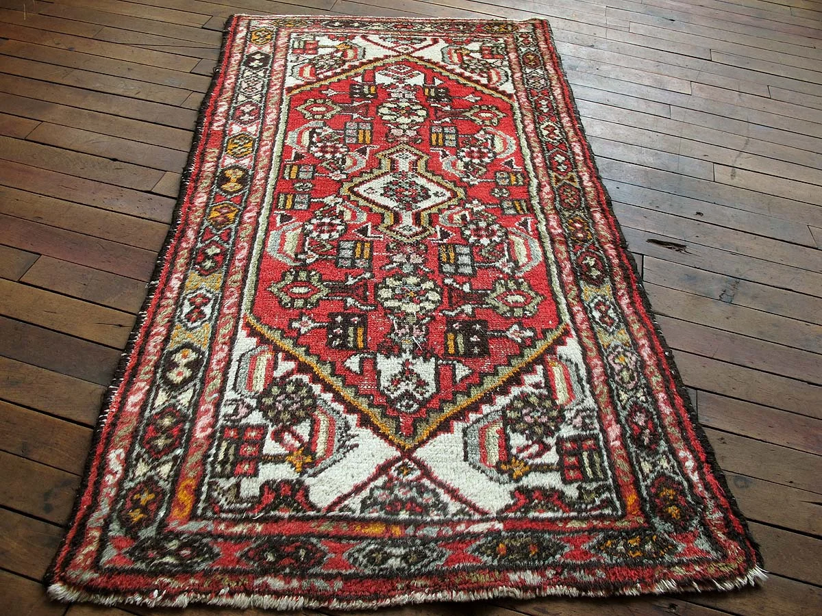 Persian Hamadan Rug 2'4"x4'2"