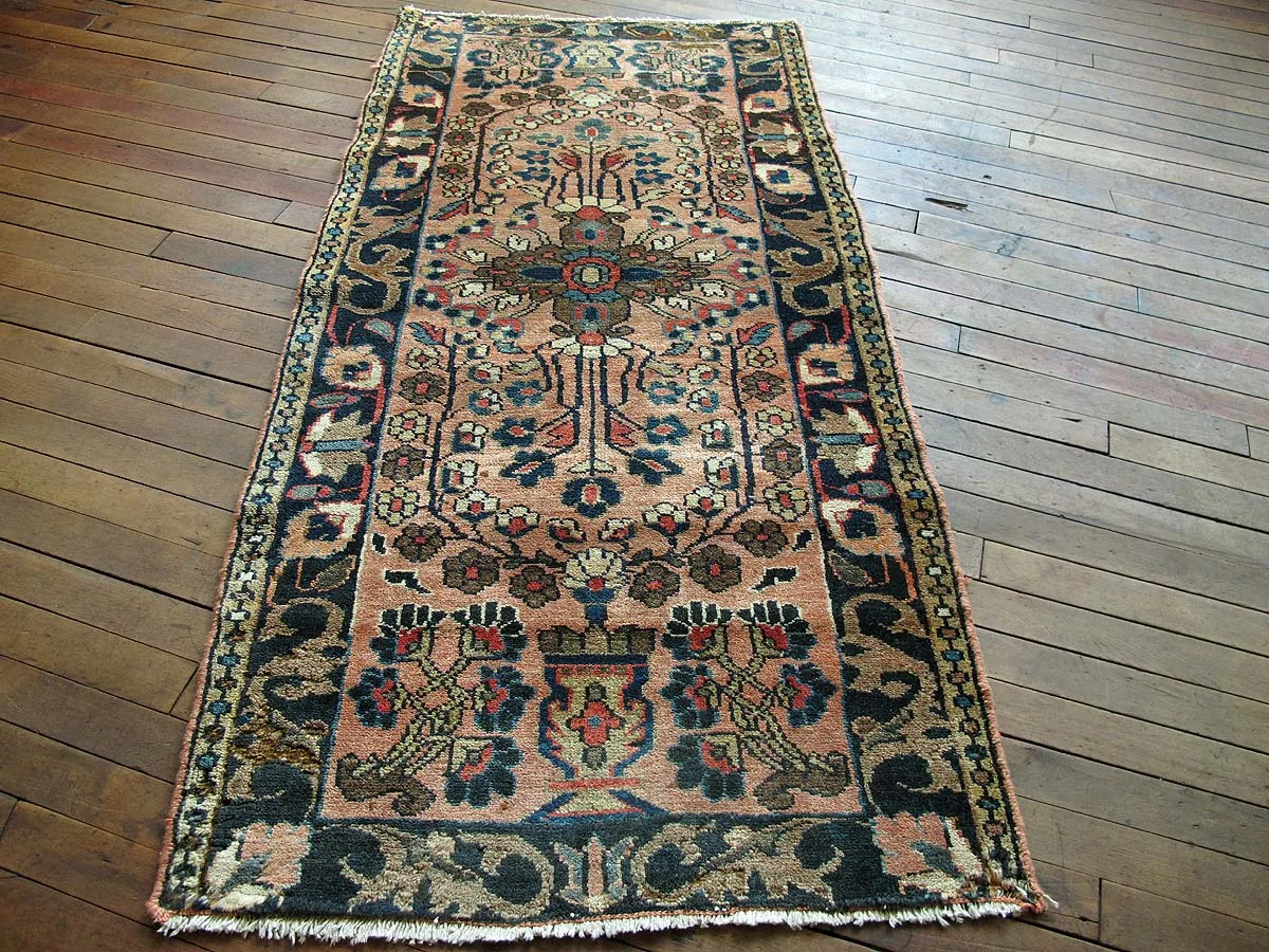 Persian Sarouk Rug 2'0"x5'0"