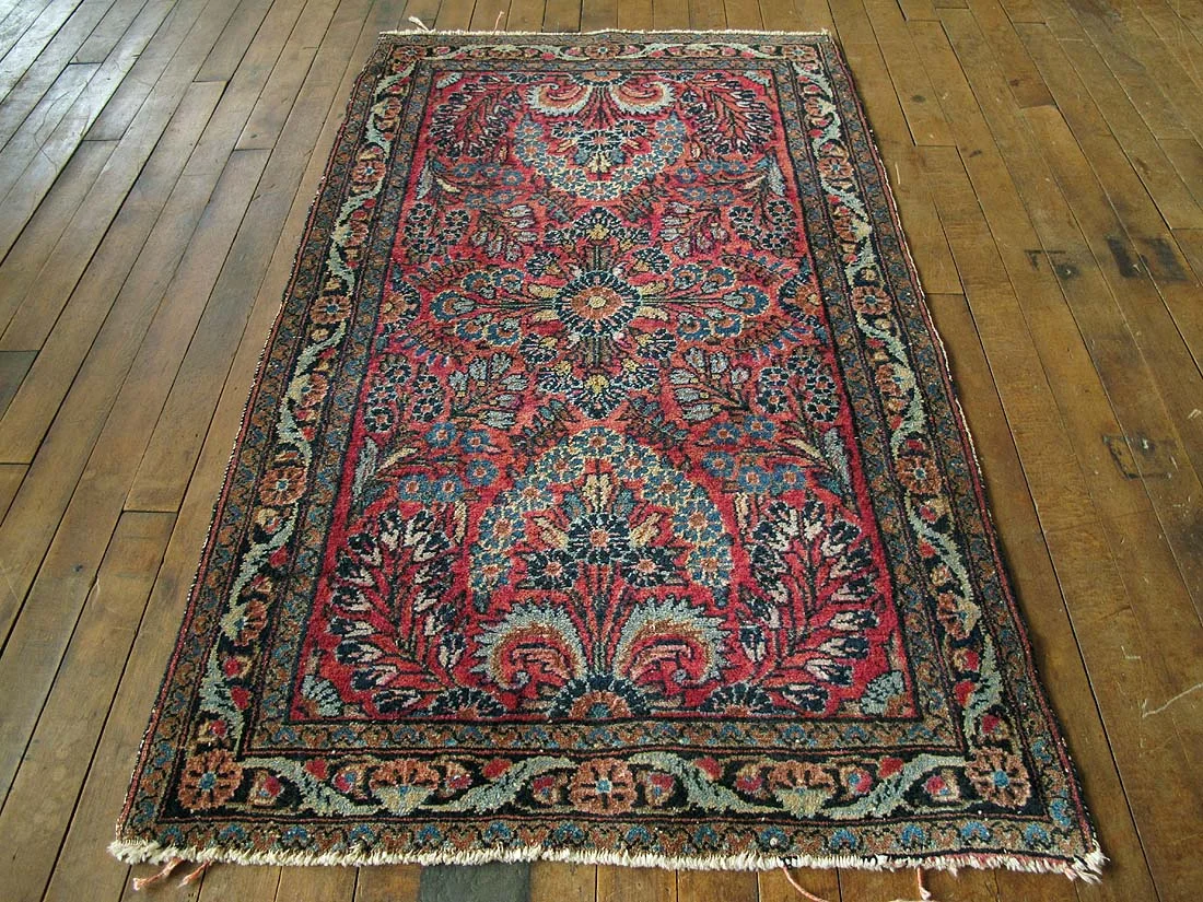 Persian Lilihan Rug 2'6"x4'2"