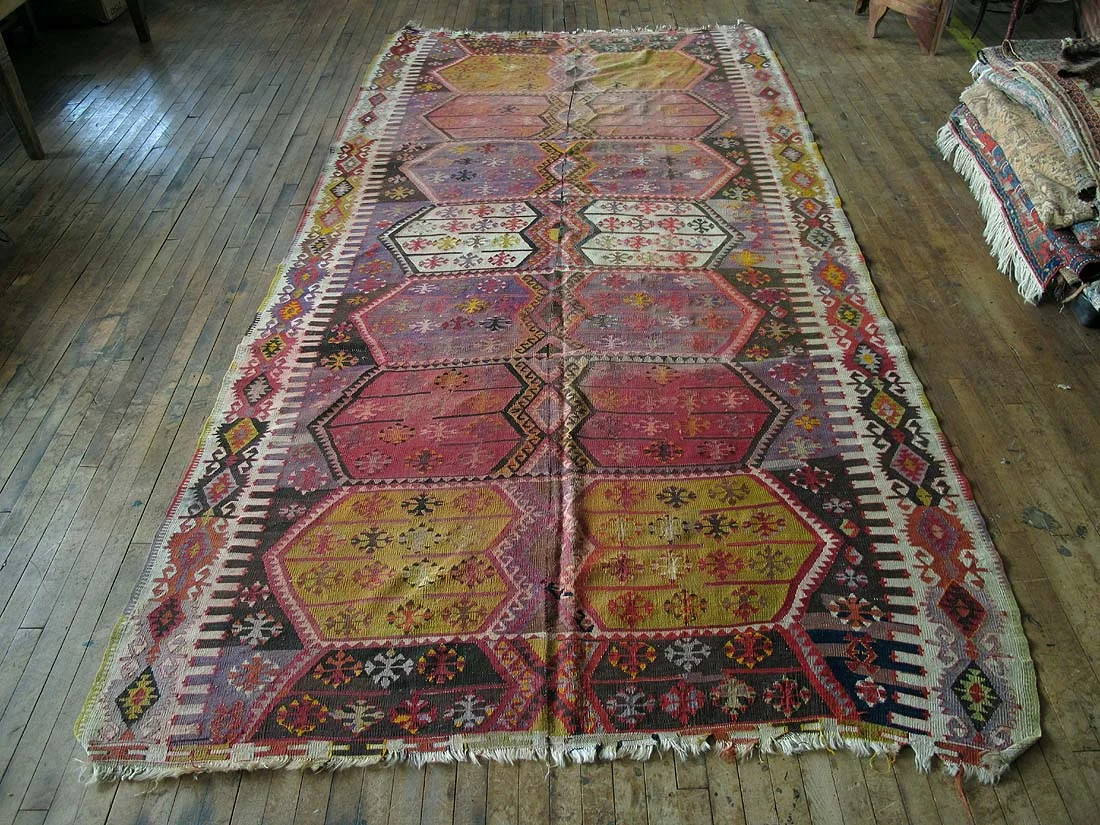 Turkish Kilim 6'4"x12'5"