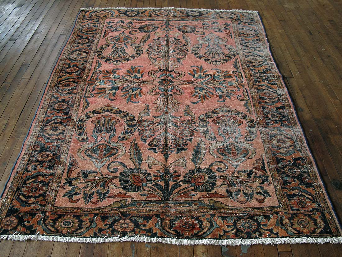 Persian Lilihan Rug 5'2"x6'10"
