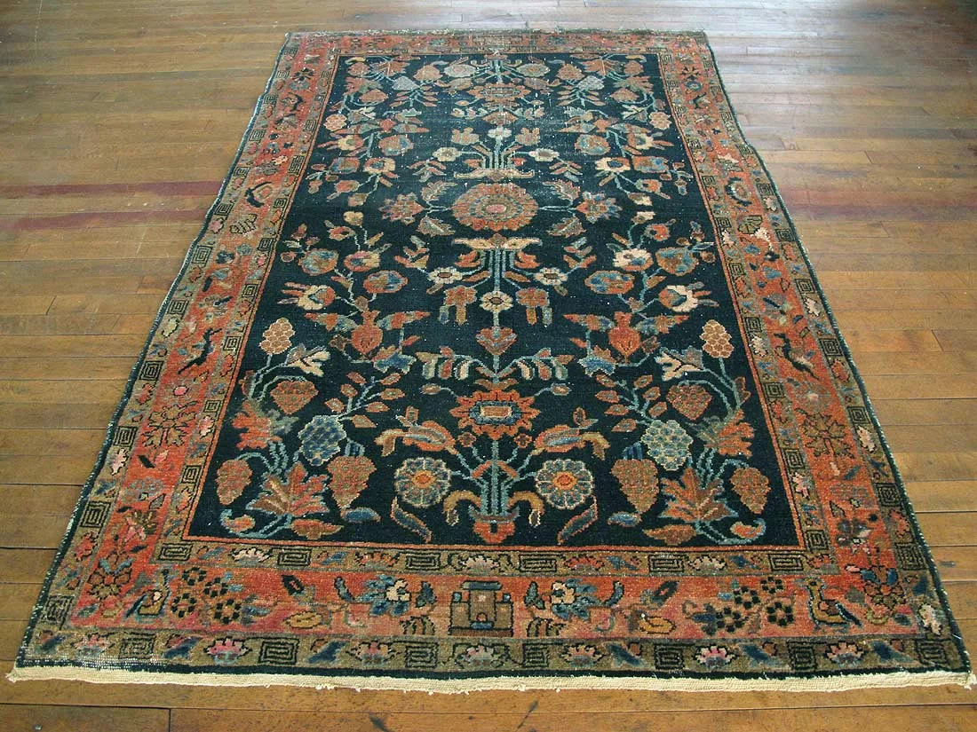 Persian Malayer Rug 4'3"x6'6"