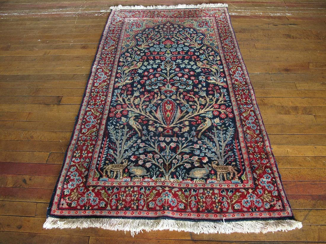 Persian Kerman Rug 3'0"x5'1"