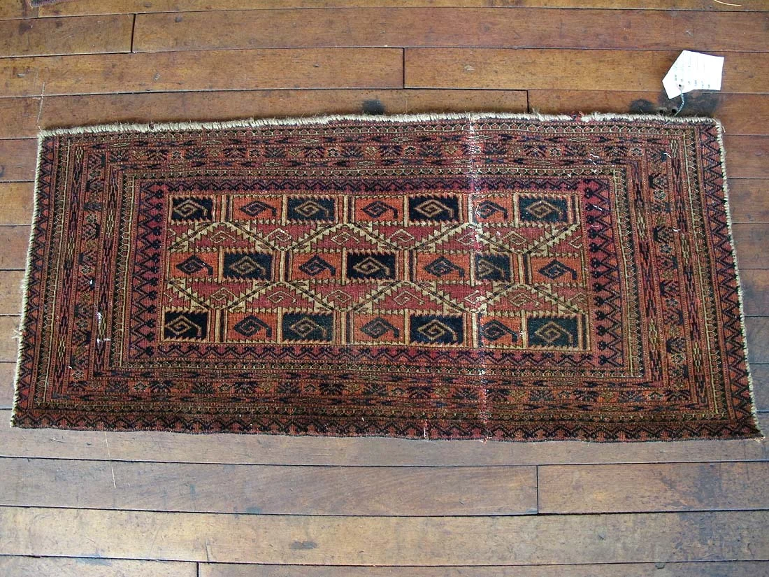 Persian Turkoman Rug 1'3"x3'1"