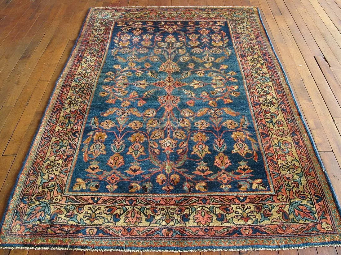 Persian Malayer Rug 3'8"x4'10"