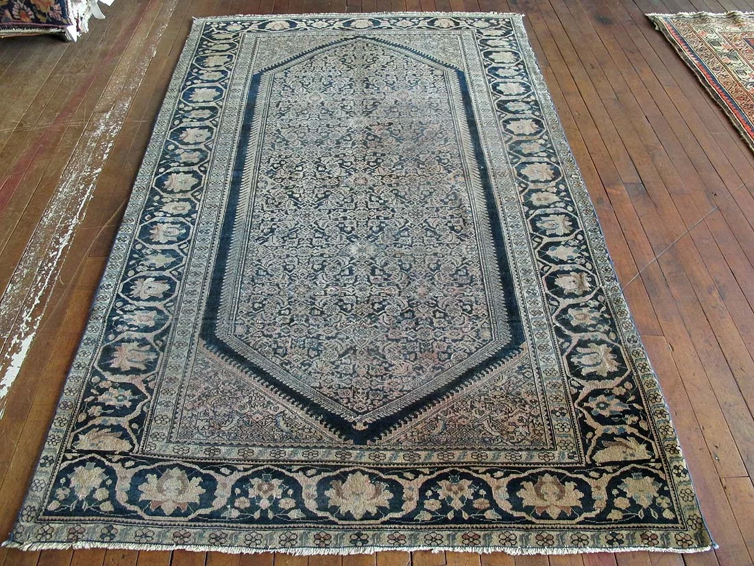 Persian Sarouk Farahan Rug 4'0"x6'4"