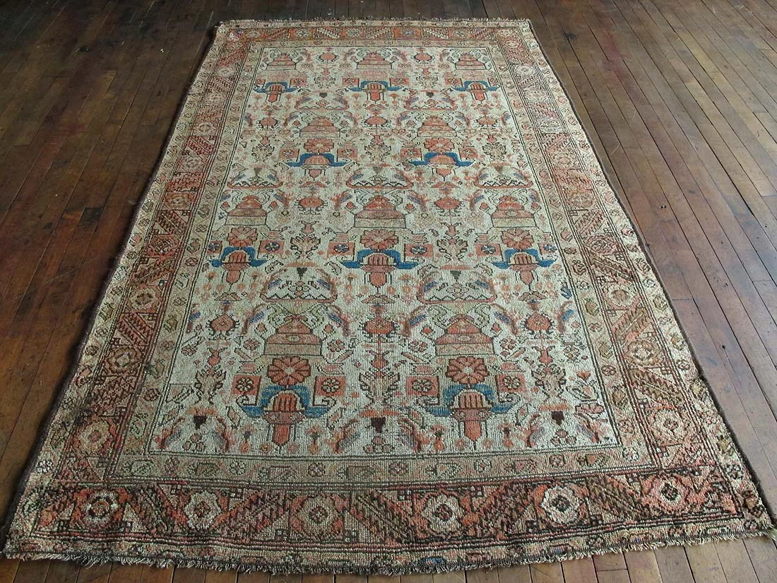 Persian Malayer Rug 4'4"x7'2"