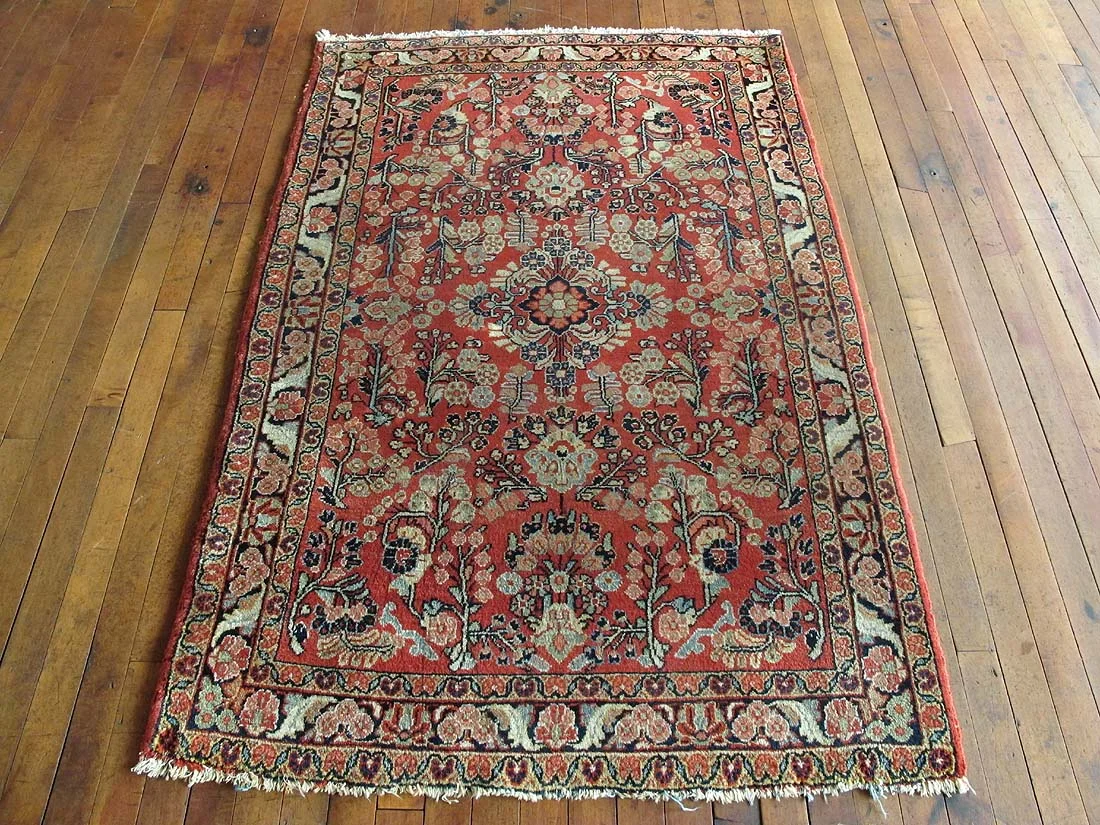 Persian Sarouk Rug 3'5"x5'0"