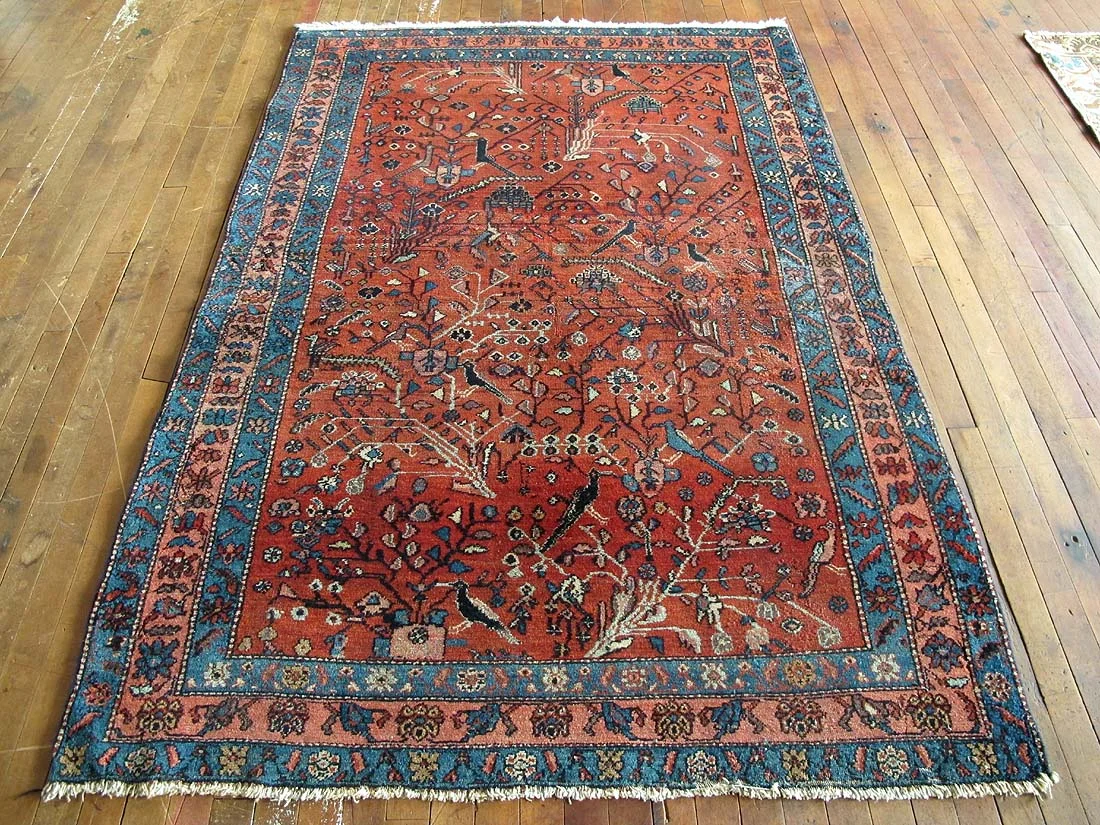 Persian Malayer Rug 4'5"x6'6"