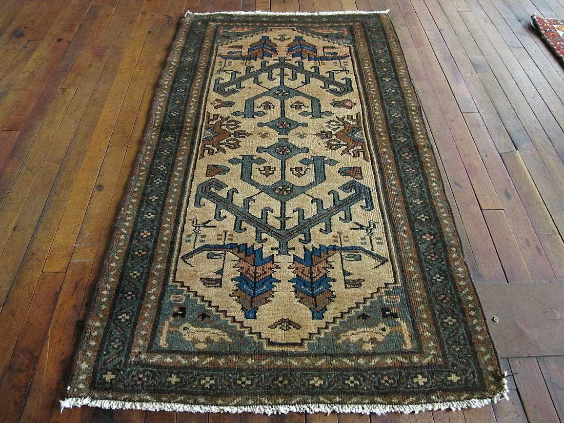 Persian Hamadan Rug 2'8"x4'10"