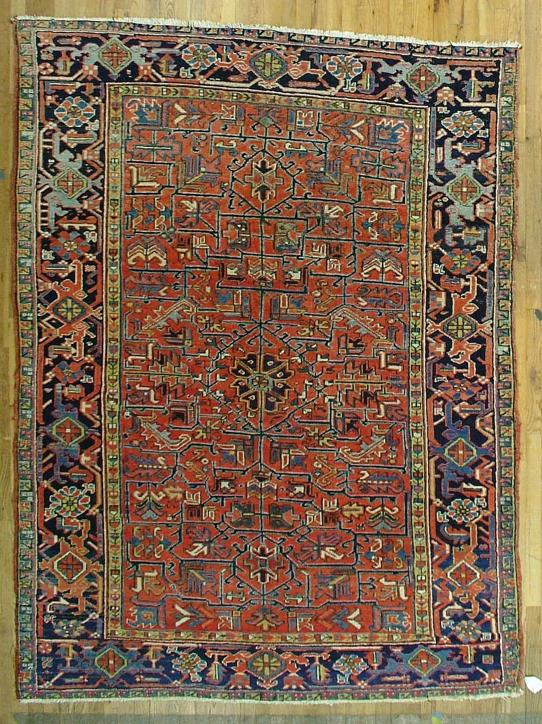 Persian Heriz Rug 6'4"x8'7"