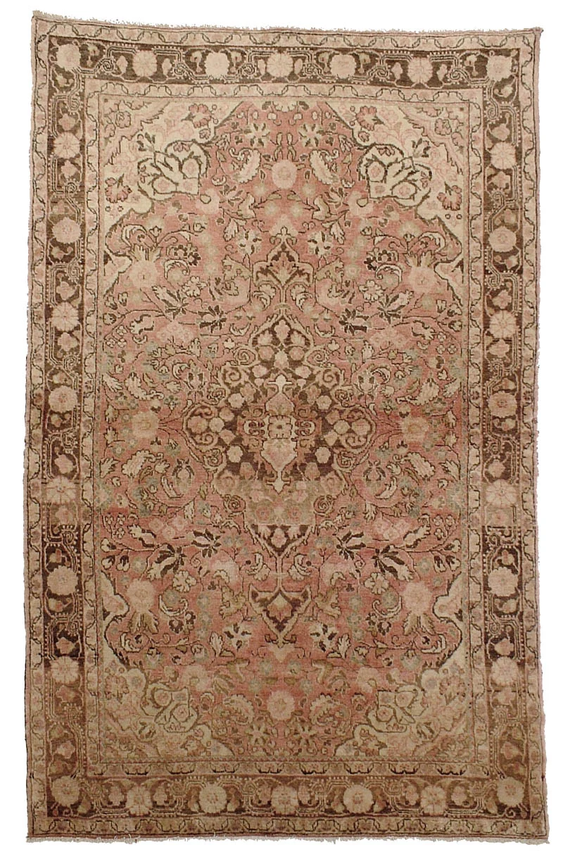 Persian Sarouk Rug 4'0"x7'0"